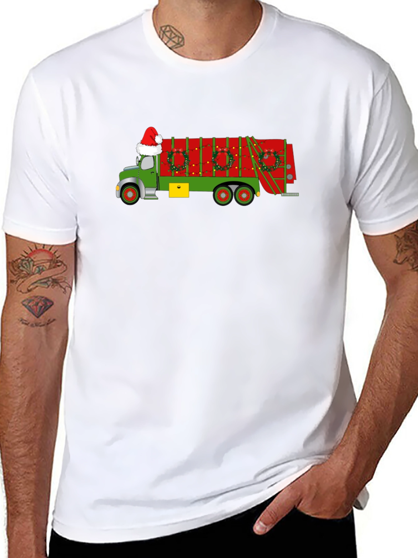 Holiday Garbage Truck T-Shirt