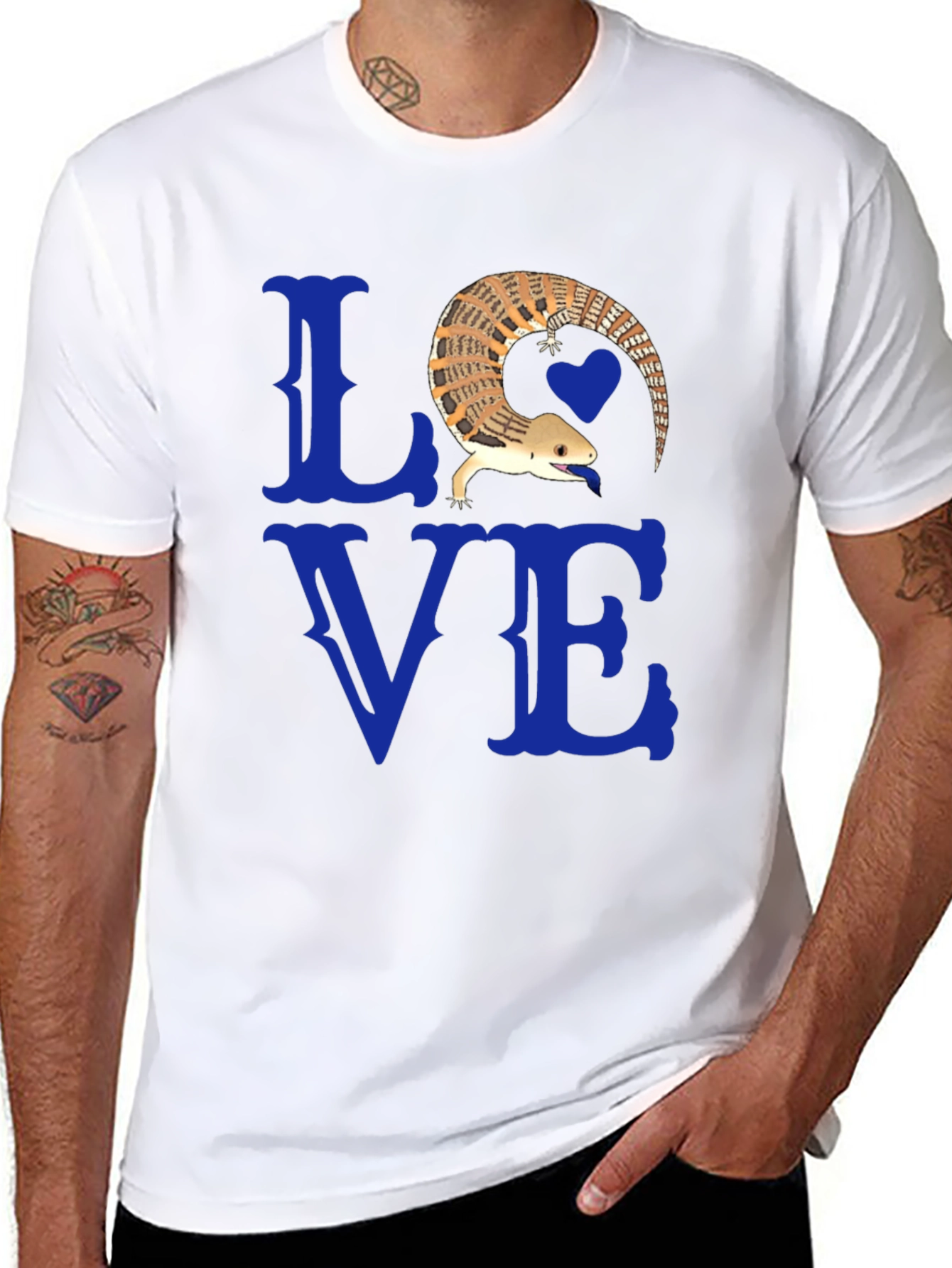 Blue Tongue Skink Love T-Shirt