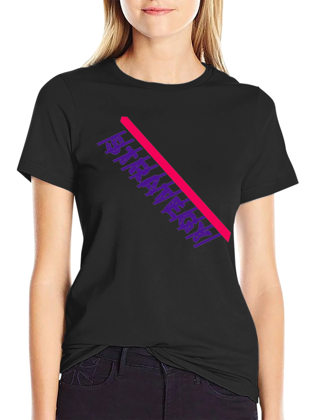 Strategy Black Graphic Tee