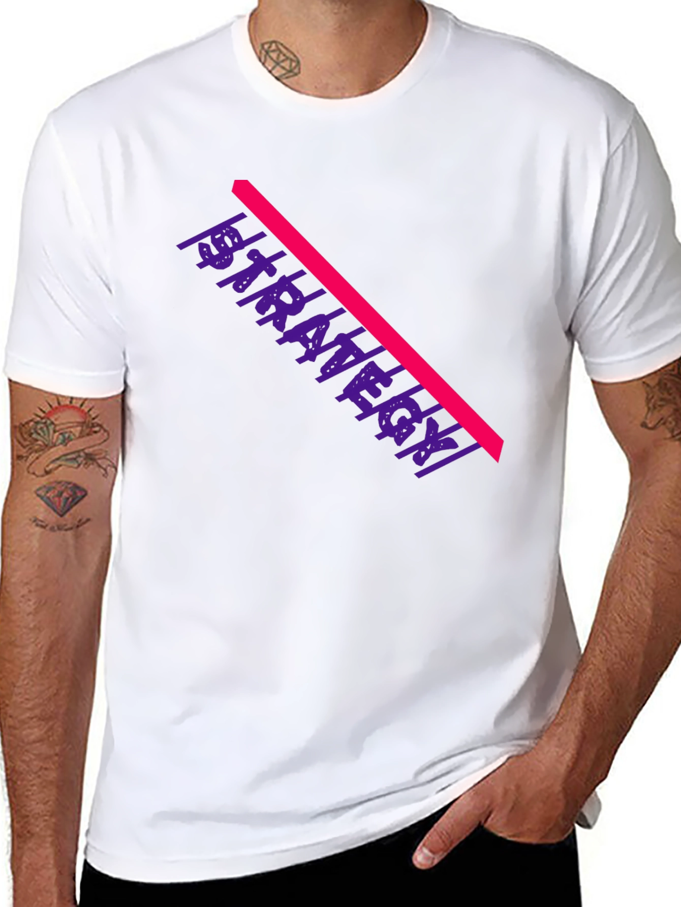 Strategy Black Graphic Tee