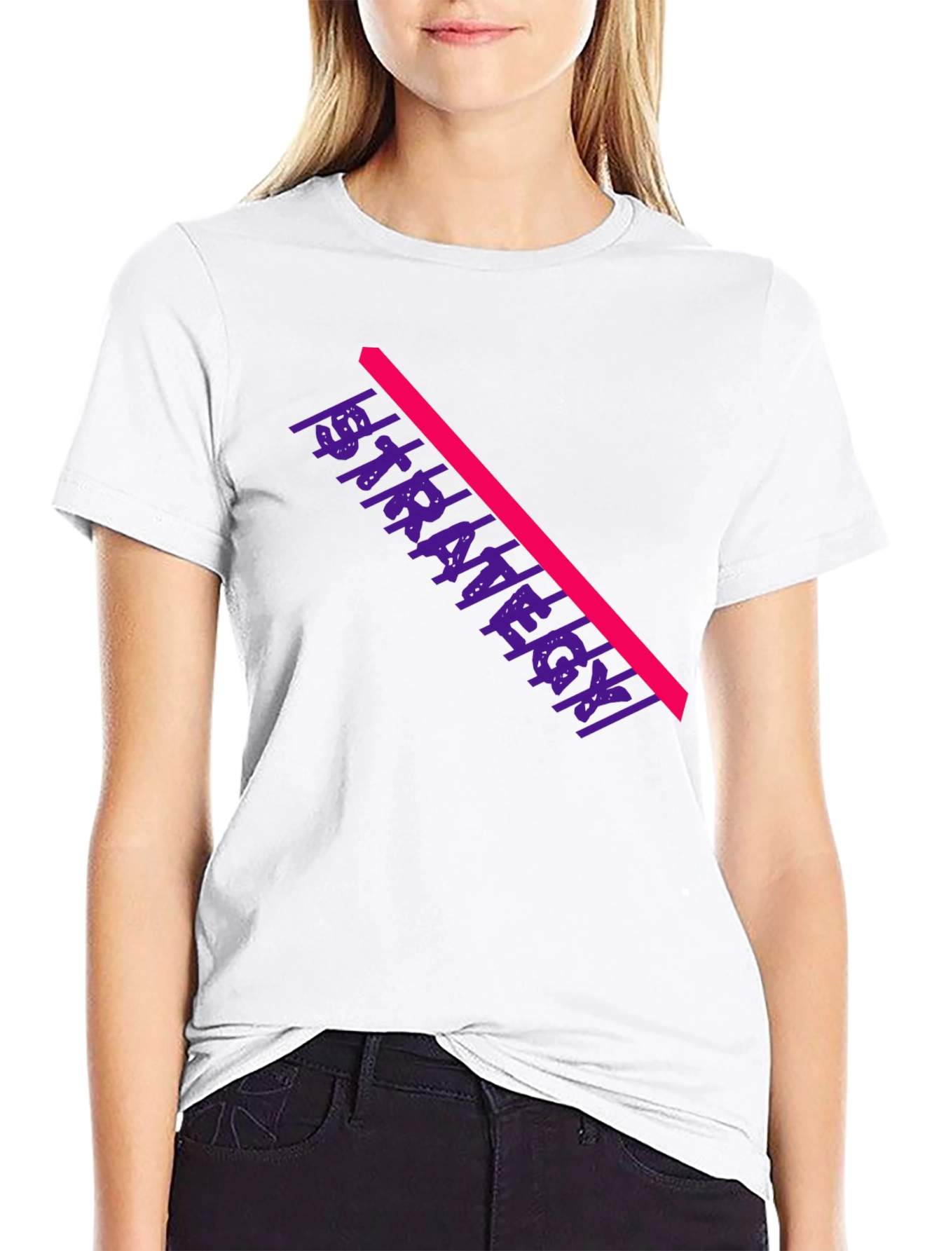 Strategy Black Graphic Tee