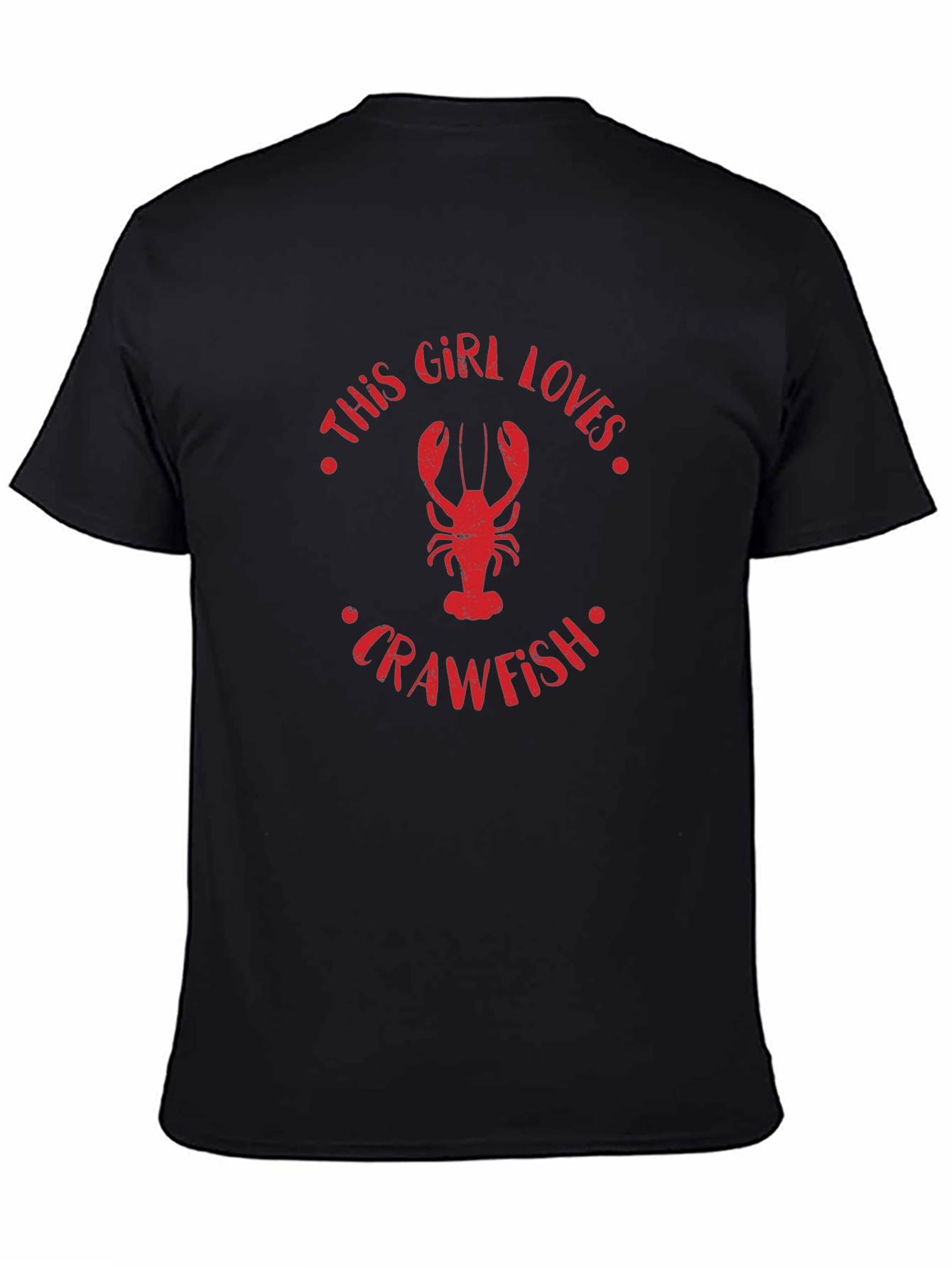 This Girl Loves Crawfish Graphic Tee