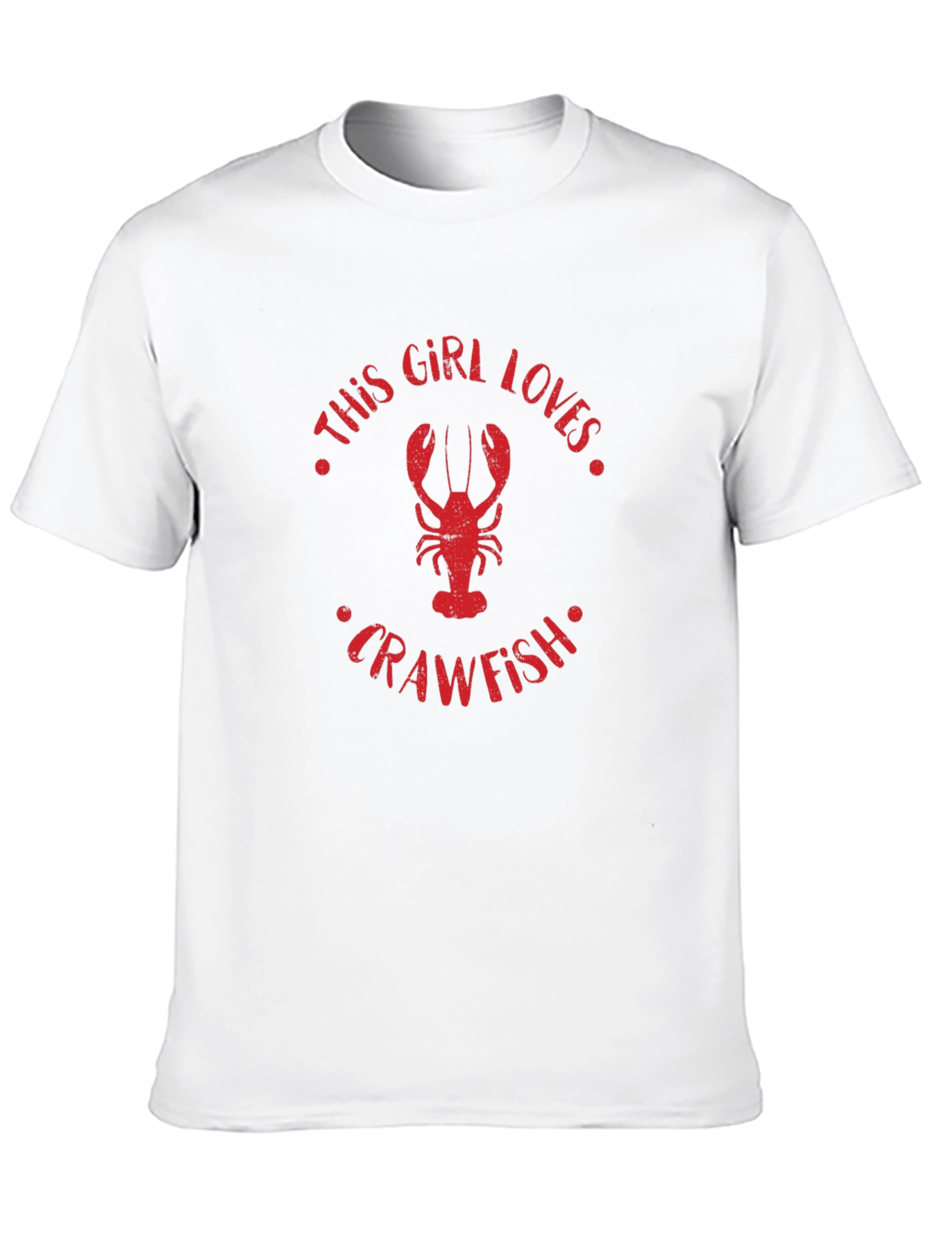 This Girl Loves Crawfish Graphic Tee