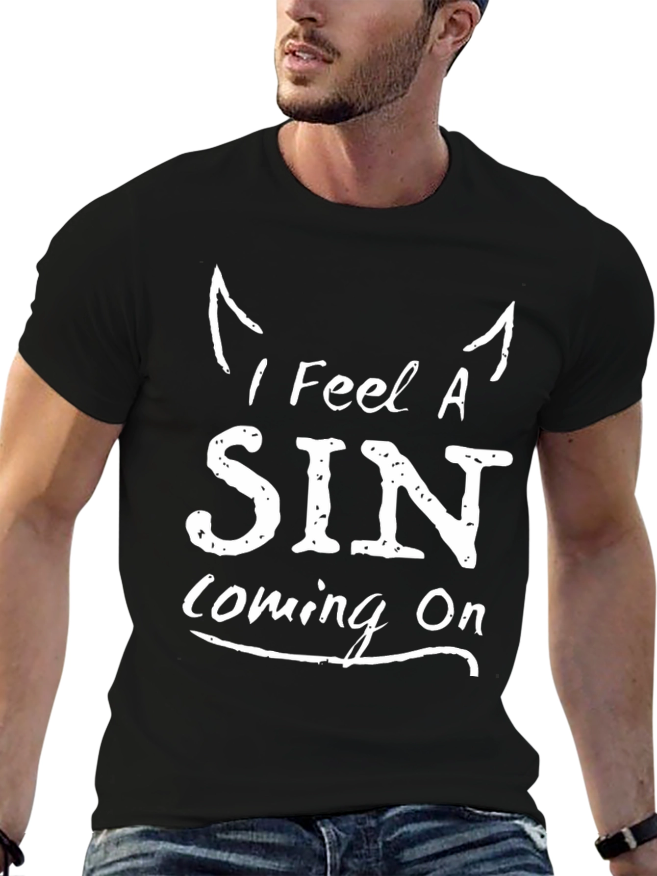 I Feel A Sin Coming On - Graphic T-Shirt