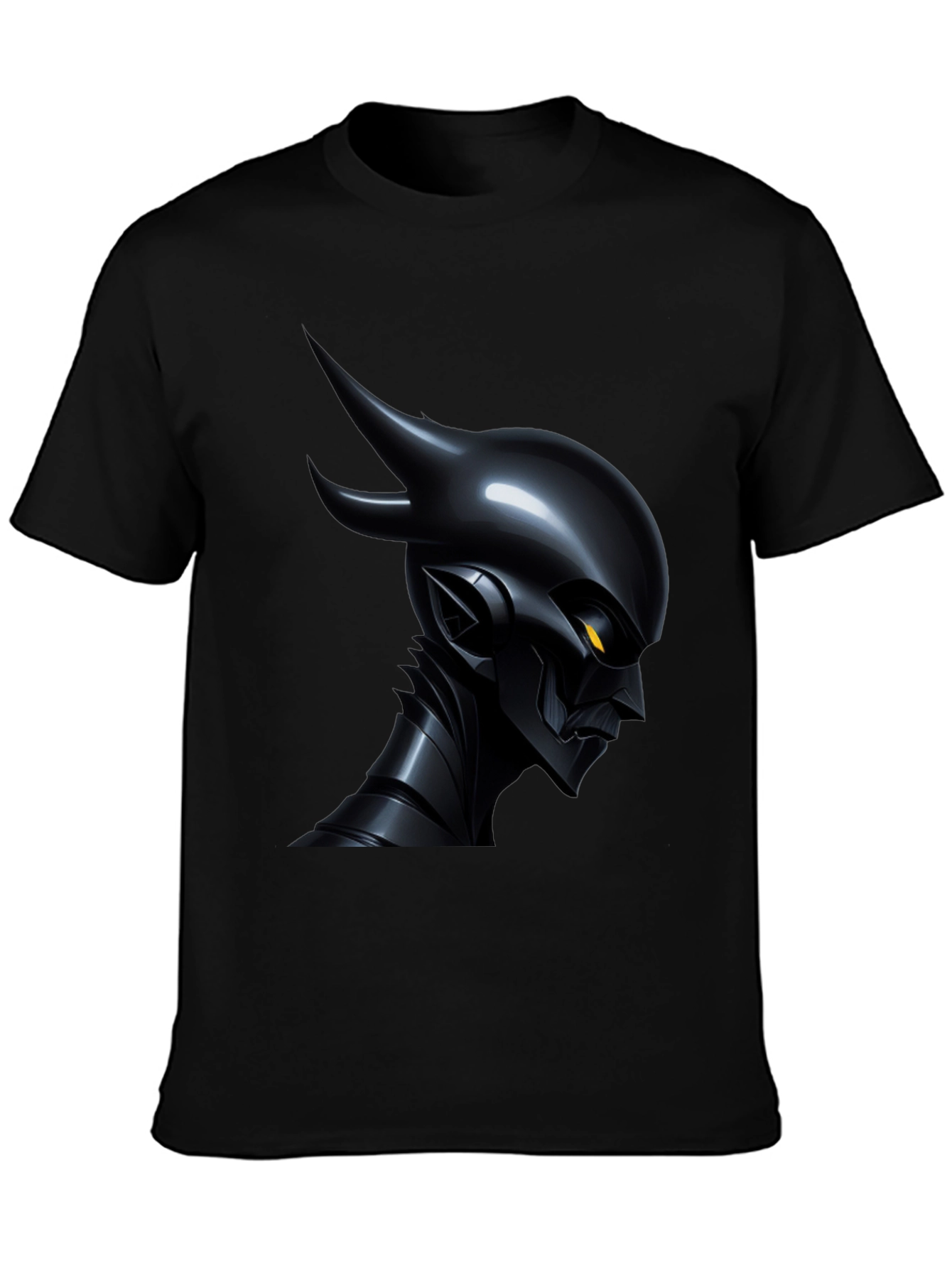 Dark Cyberpunk Demon T-Shirt - Unique Graphic Tee