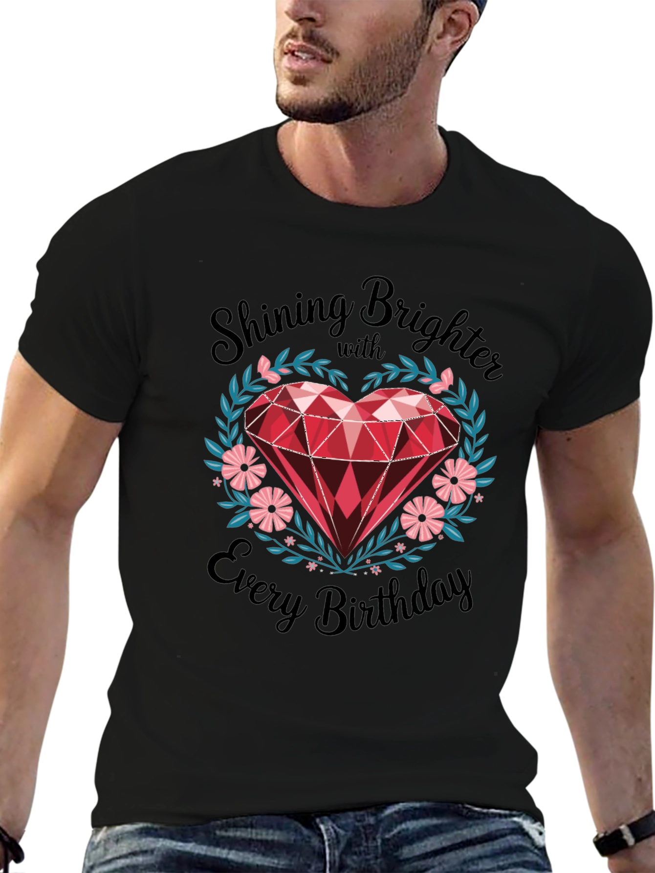 Shining Brighter Birthday Graphic Tee