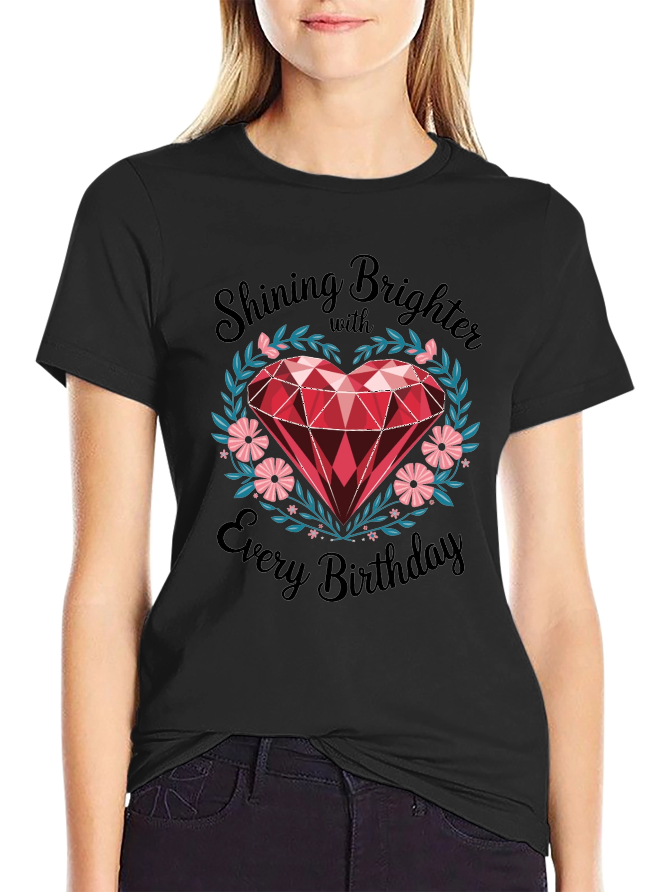 Shining Brighter Birthday Graphic Tee