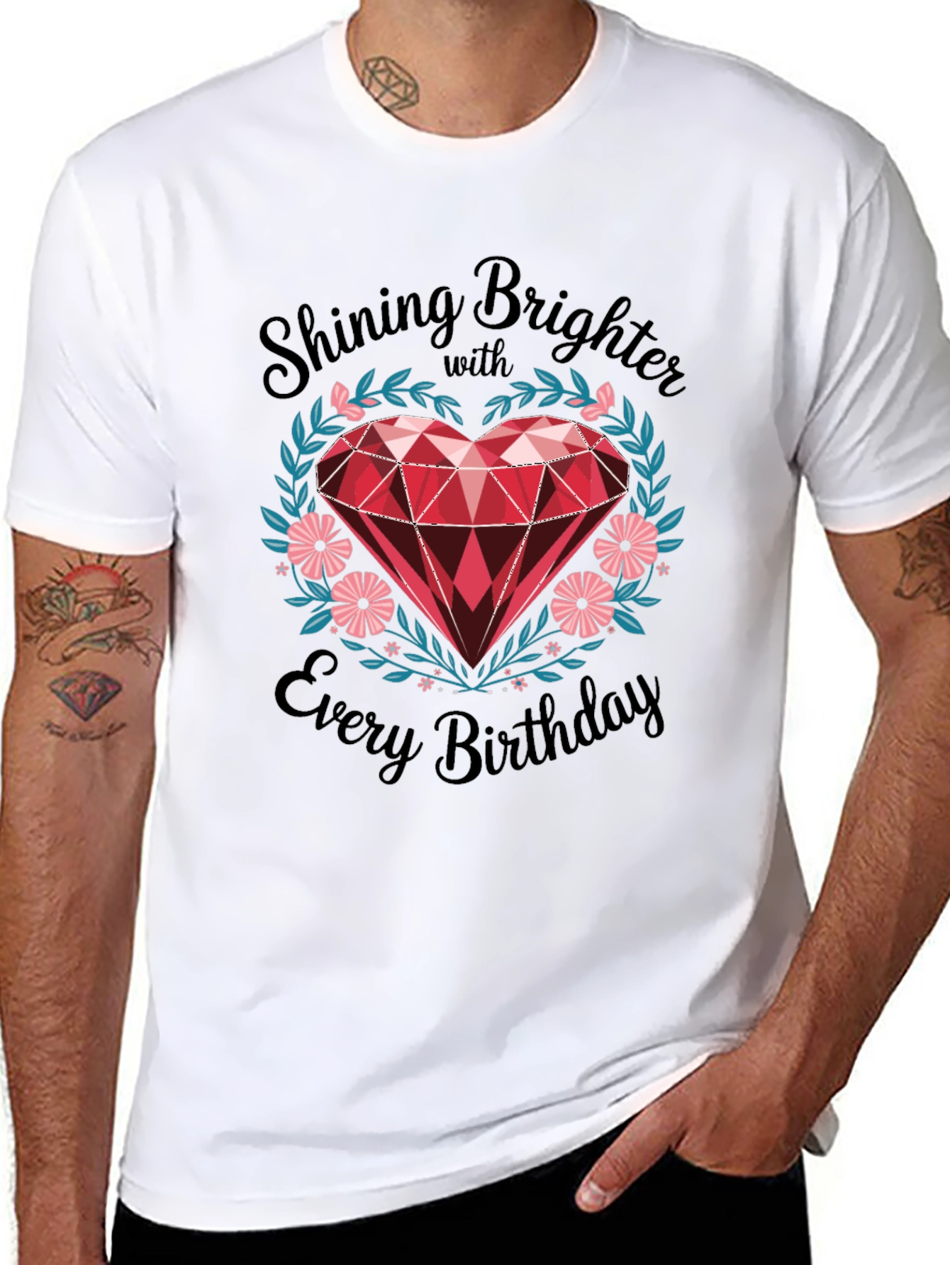 Shining Brighter Birthday Graphic Tee