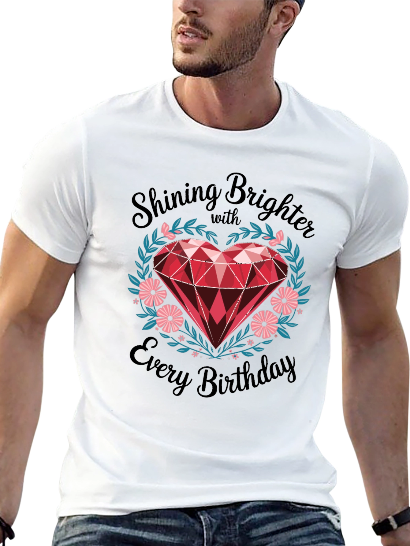Shining Brighter Birthday Graphic Tee