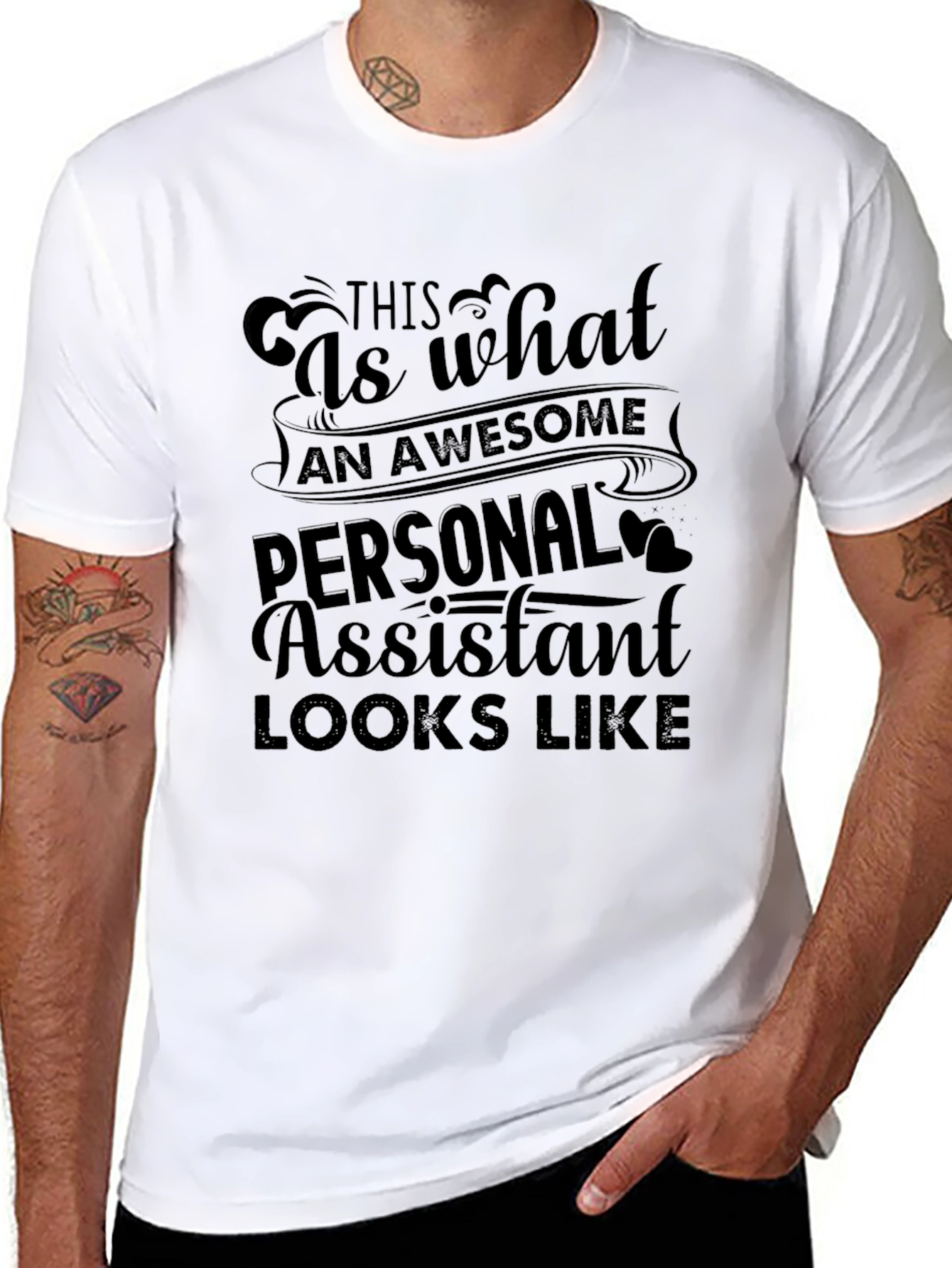 Awesome Personal Assistant Graphic T-Shirt