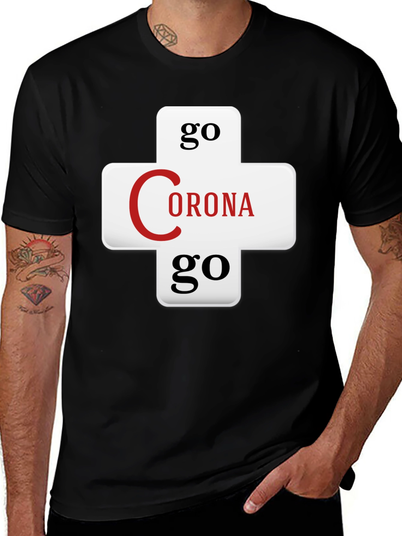 Go Corona Go Graphic T-Shirt