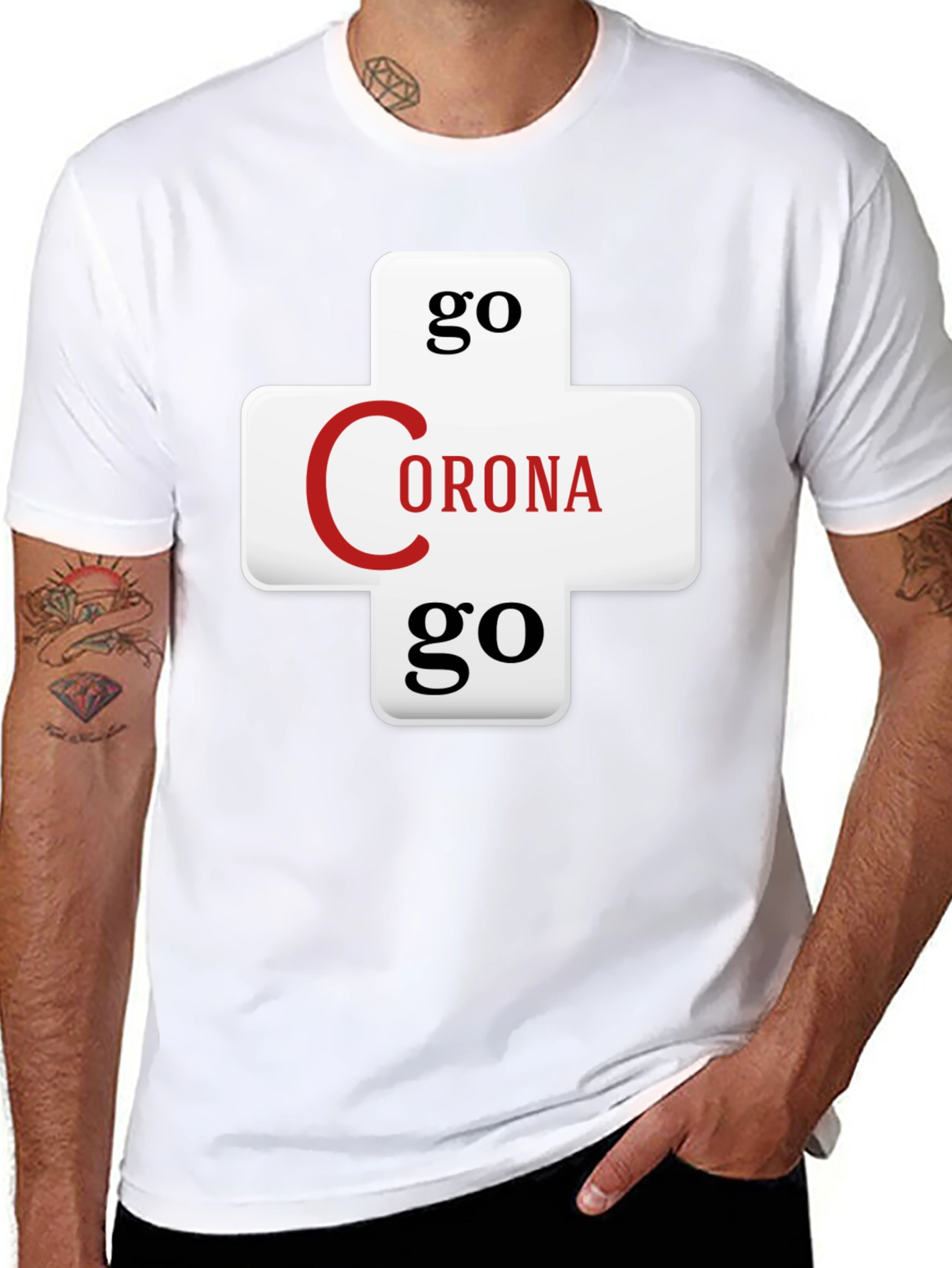 Go Corona Go Graphic T-Shirt