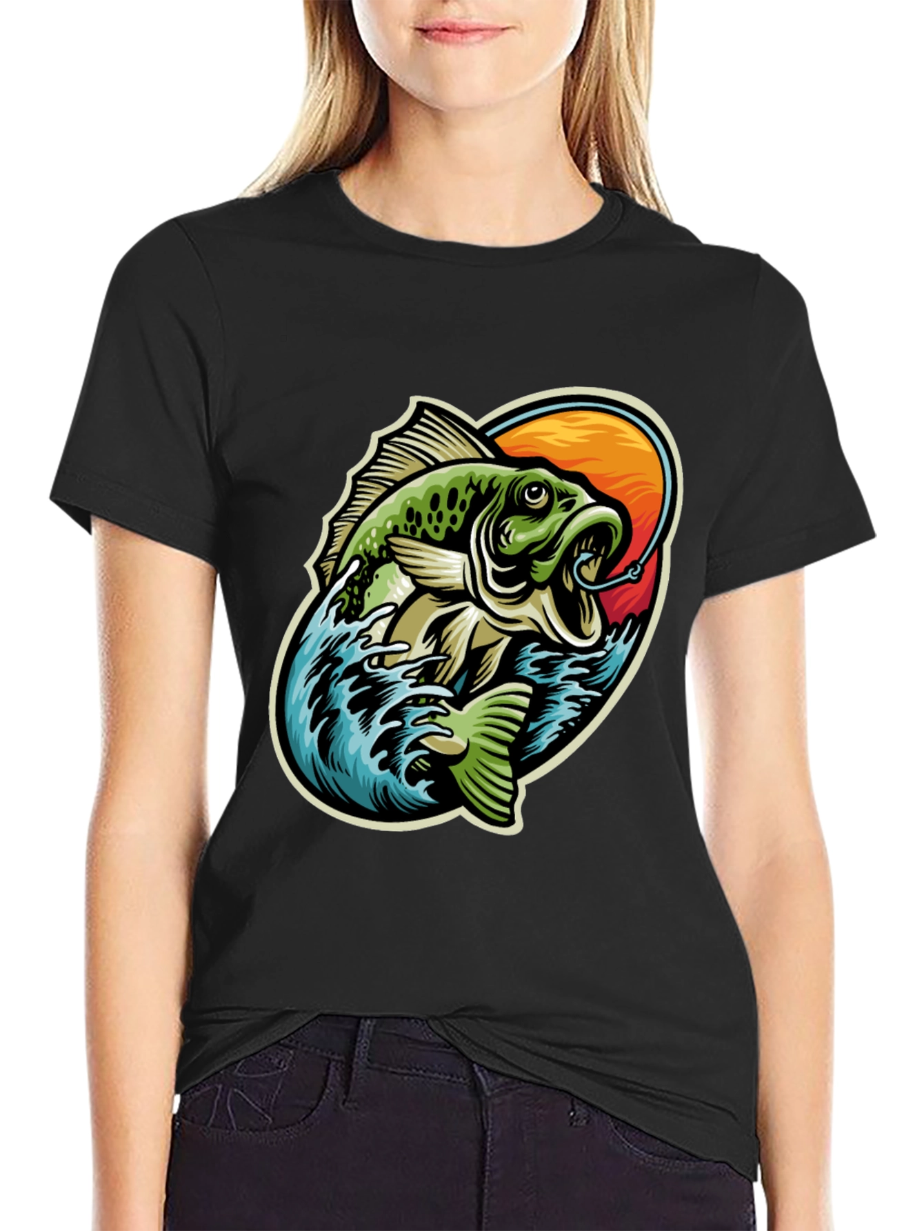 Bass Fishing Graphic T-Shirt - Anglers Delight!
