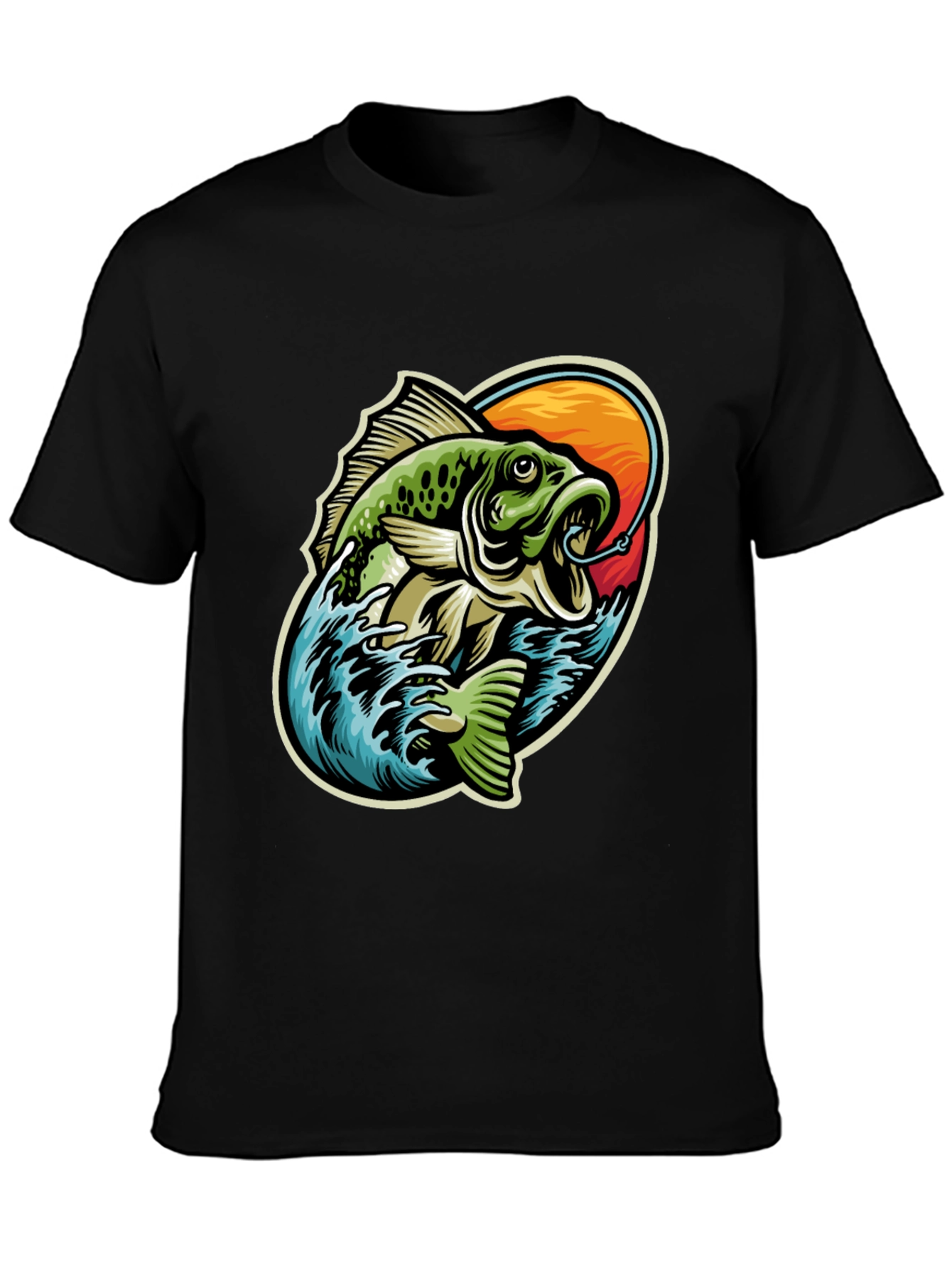 Bass Fishing Graphic T-Shirt - Anglers Delight!
