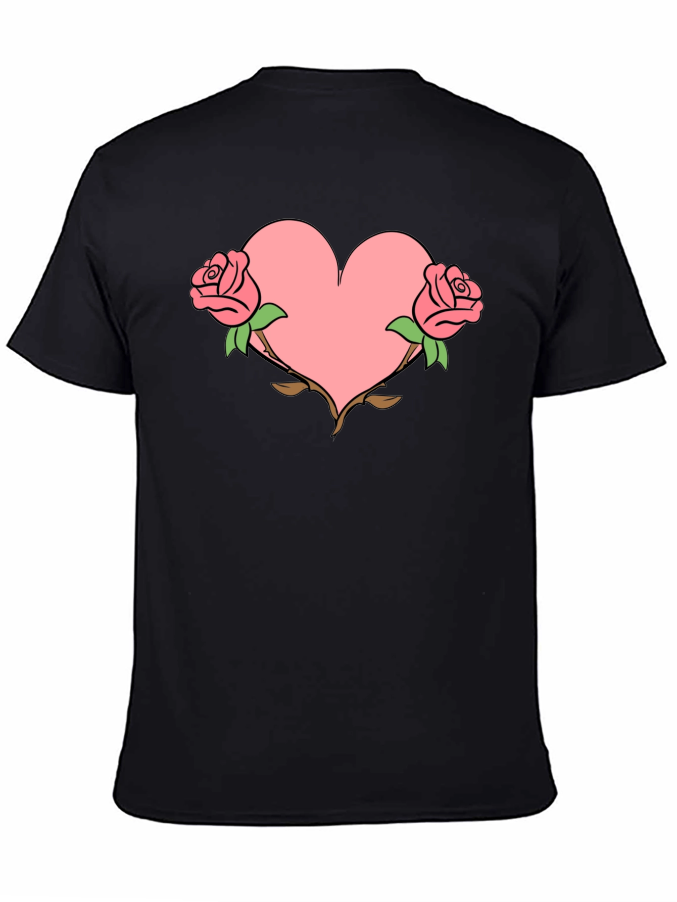 Heart & Roses Graphic T-Shirt