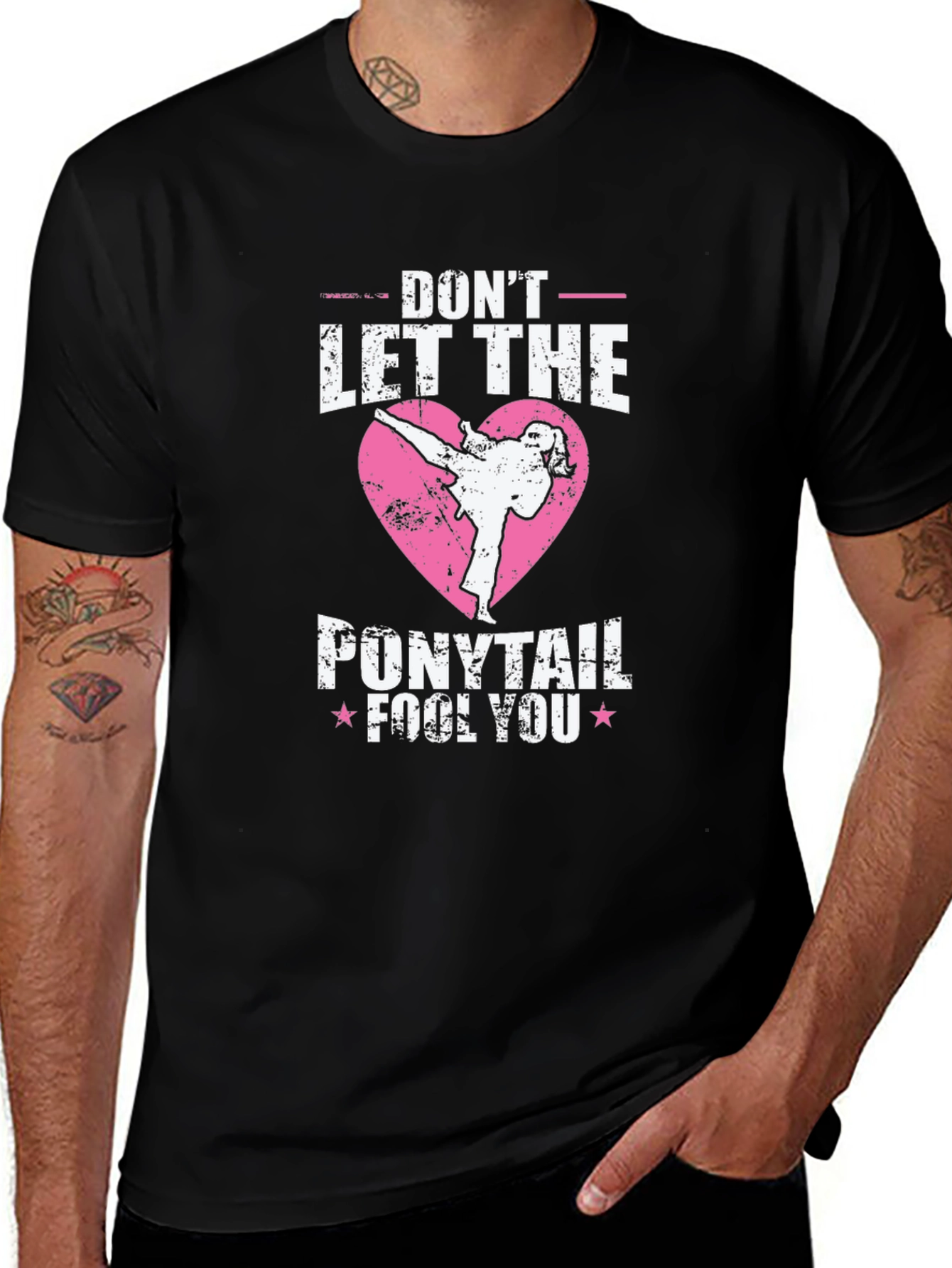 Dont Let the Ponytail Fool You T-Shirt Martial Arts