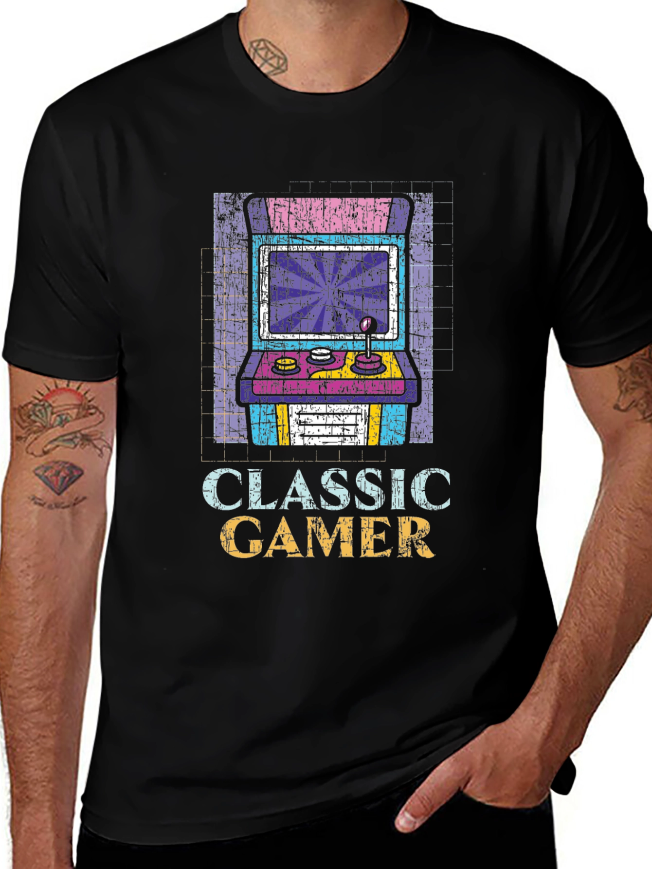 Classic Gamer Arcade Style T-Shirt