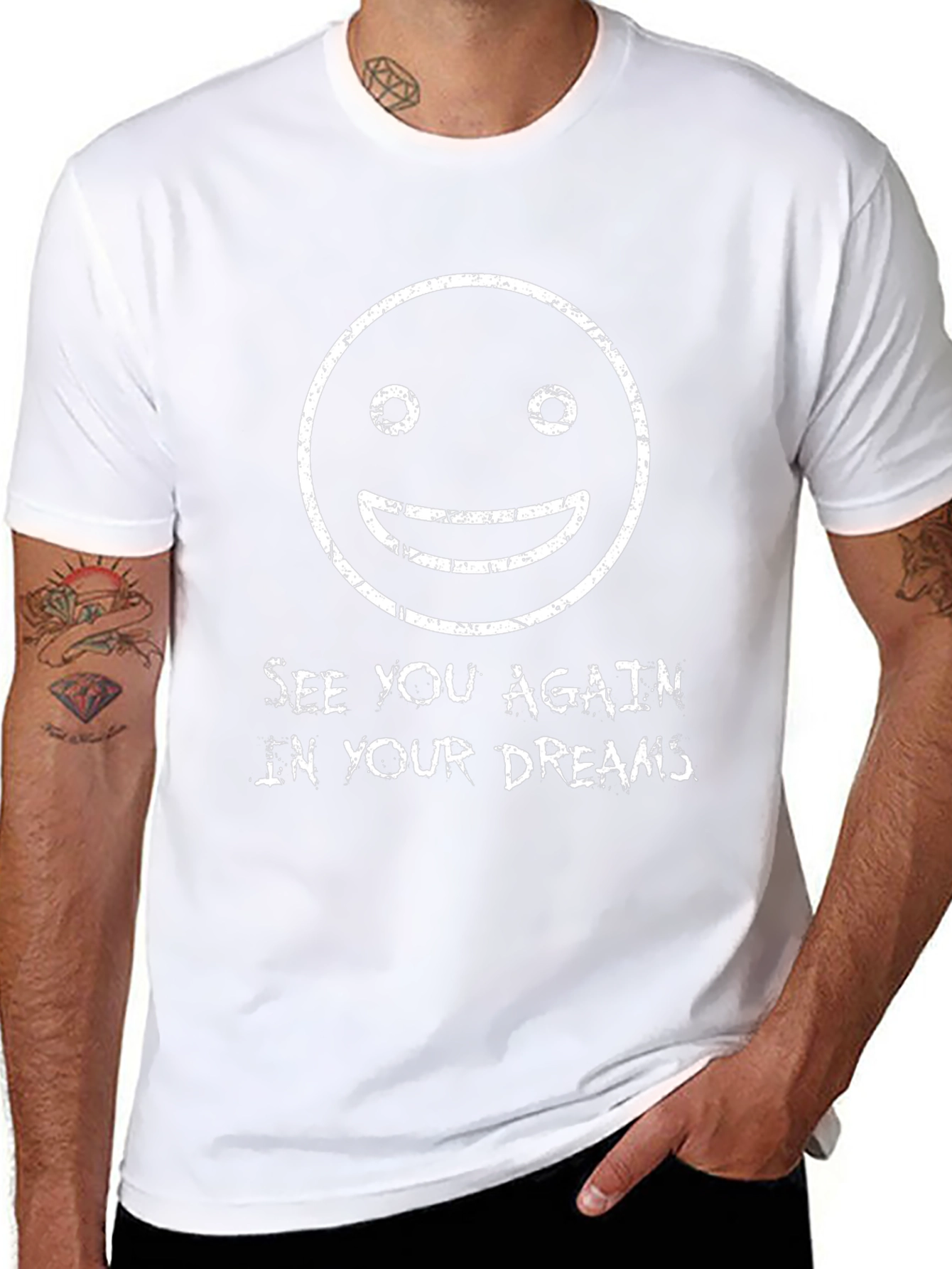 See You Again Dreams Graphic Tee - Black