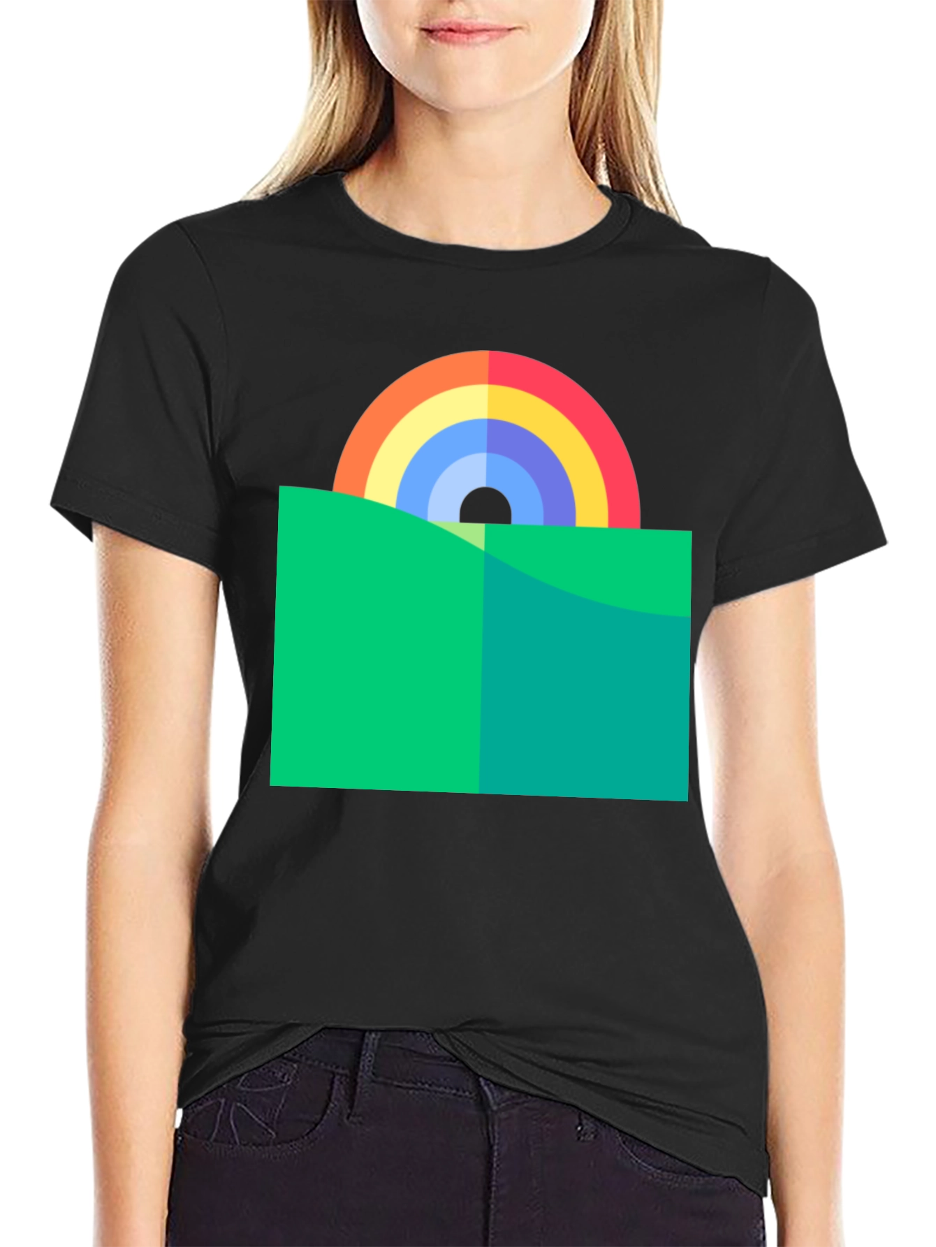 Rainbow Horizon Graphic Tee