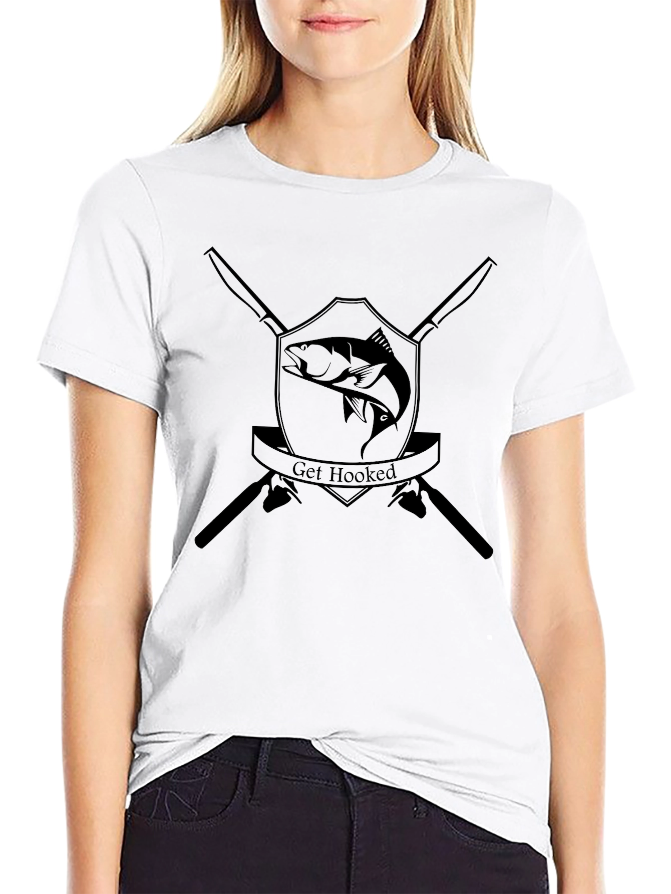 Get Hooked Fishing T-Shirt