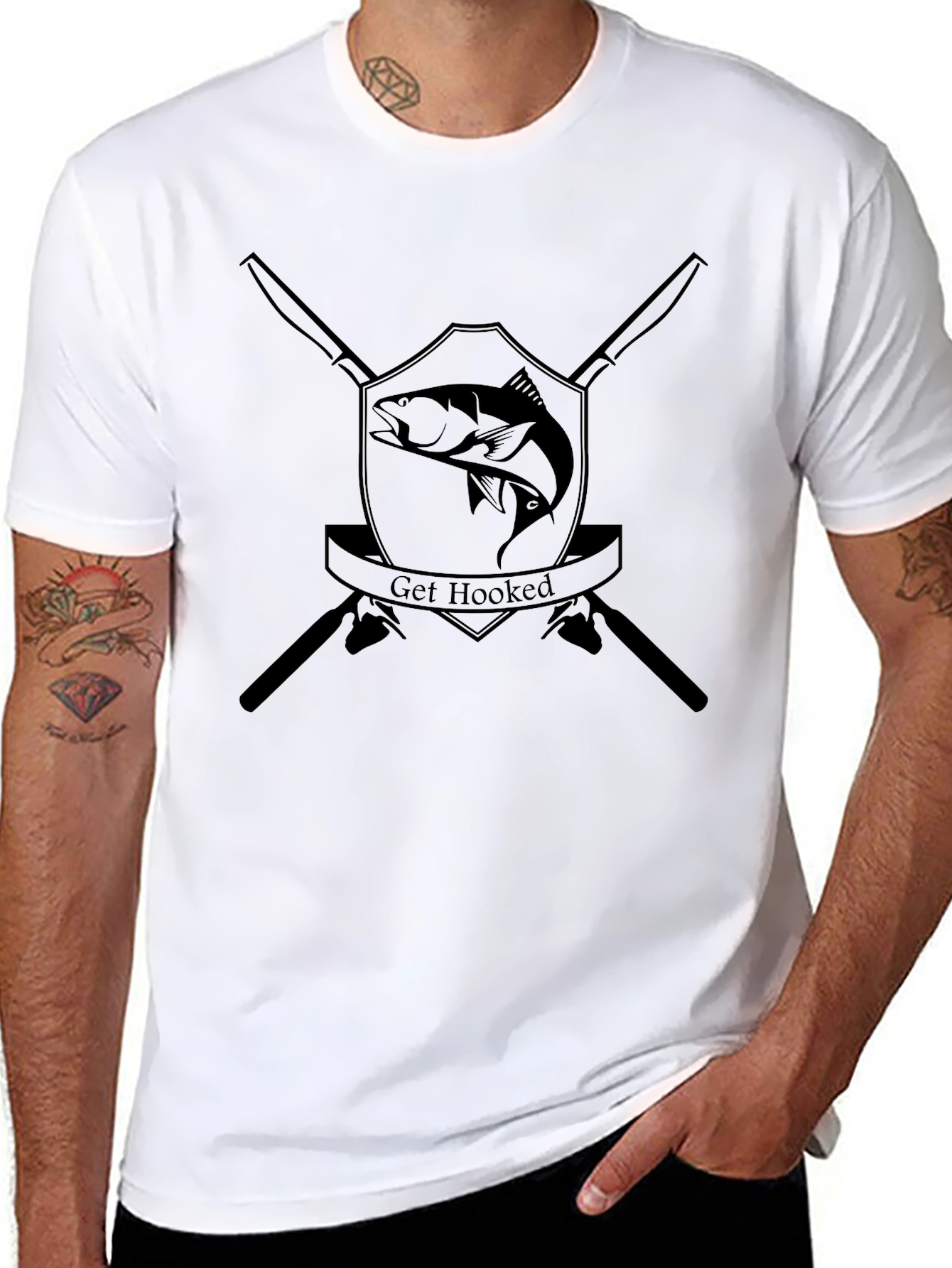 Get Hooked Fishing T-Shirt