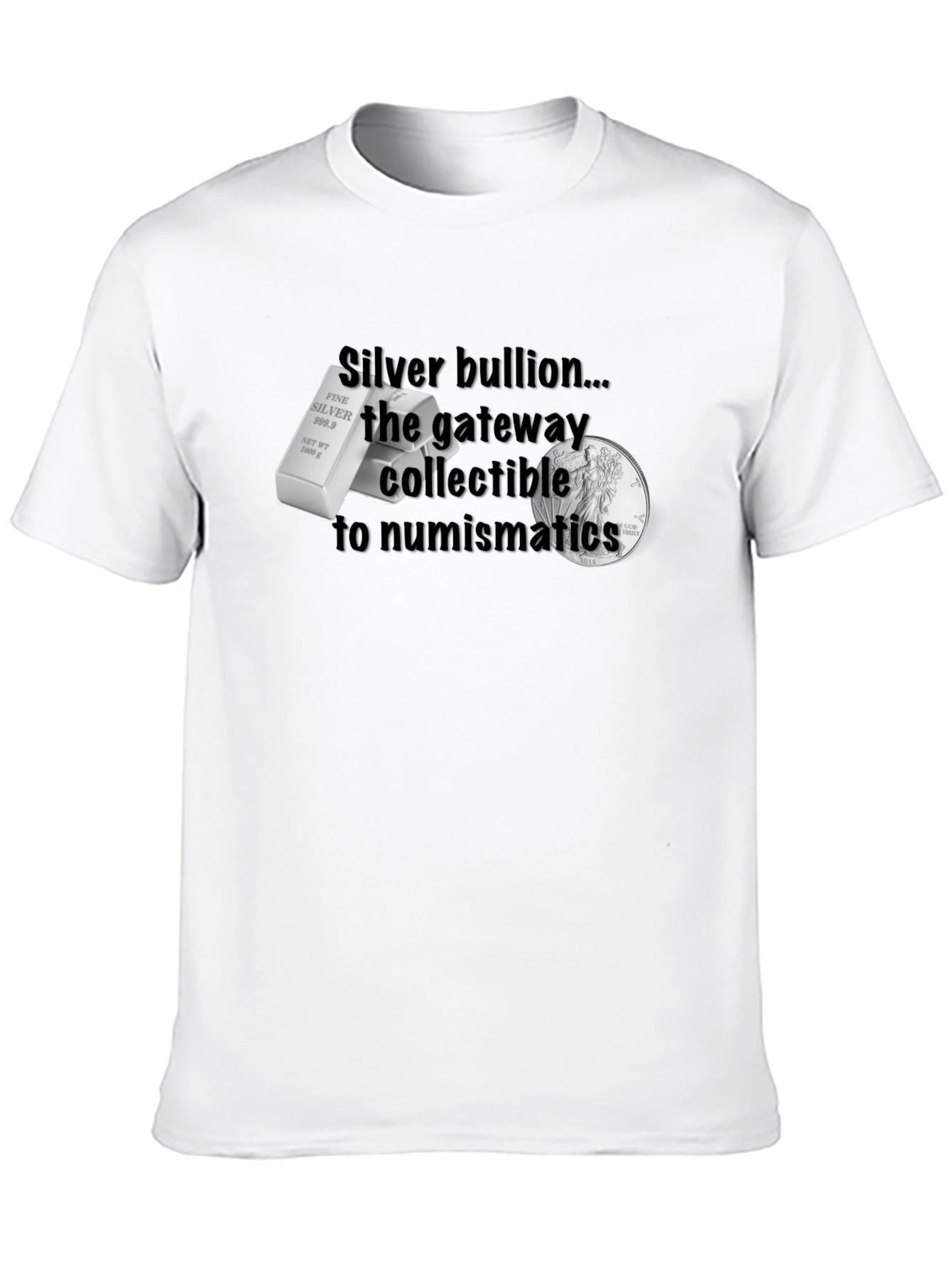 Silver Bullion Collectible Graphic Tee