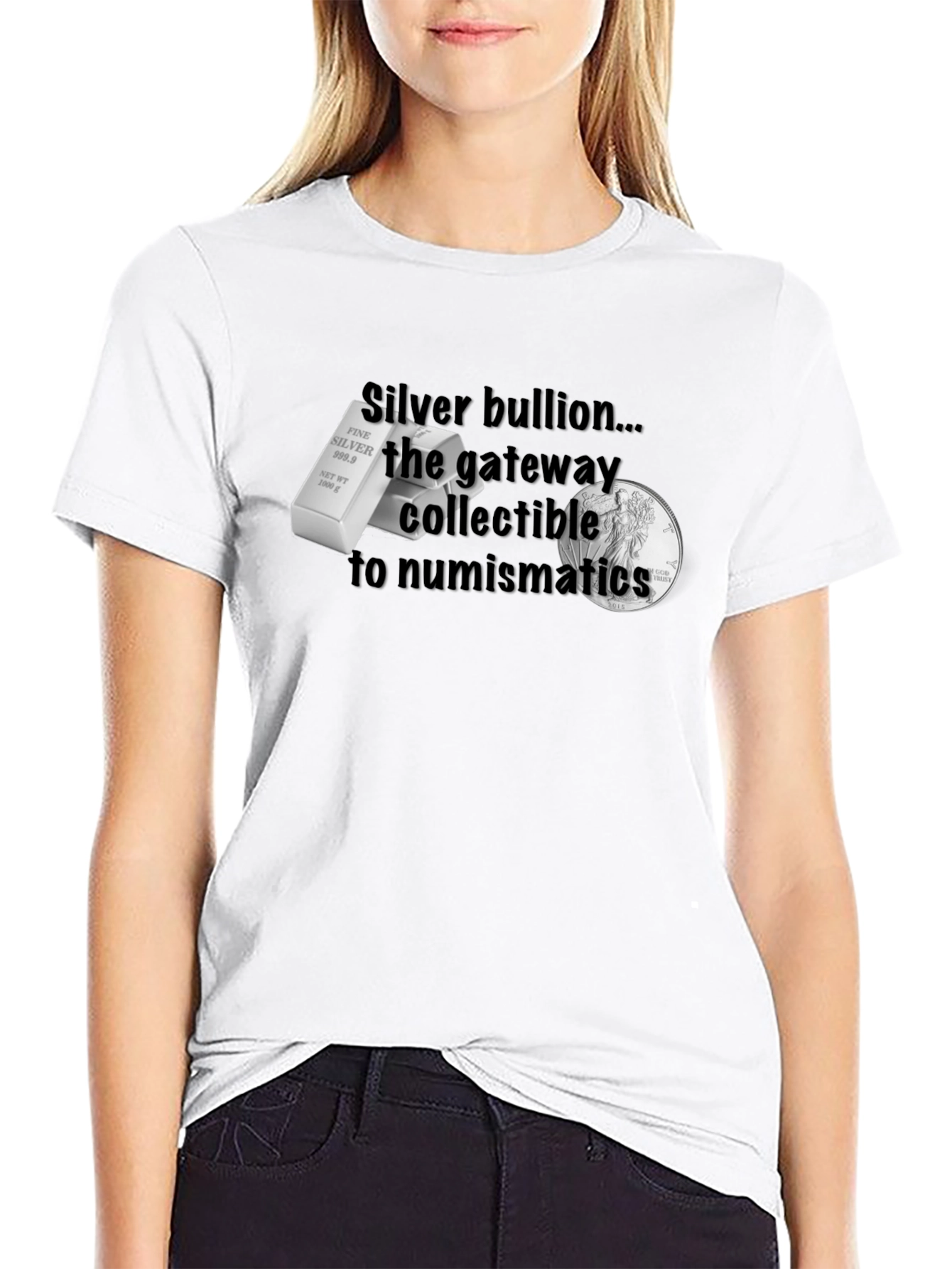 Silver Bullion Collectible Graphic Tee