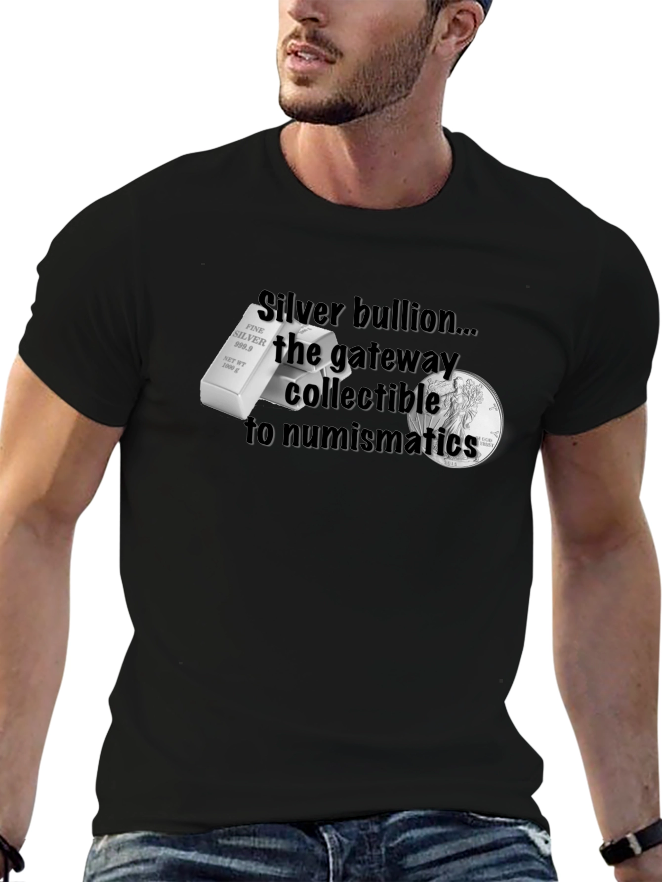 Silver Bullion Collectible Graphic Tee