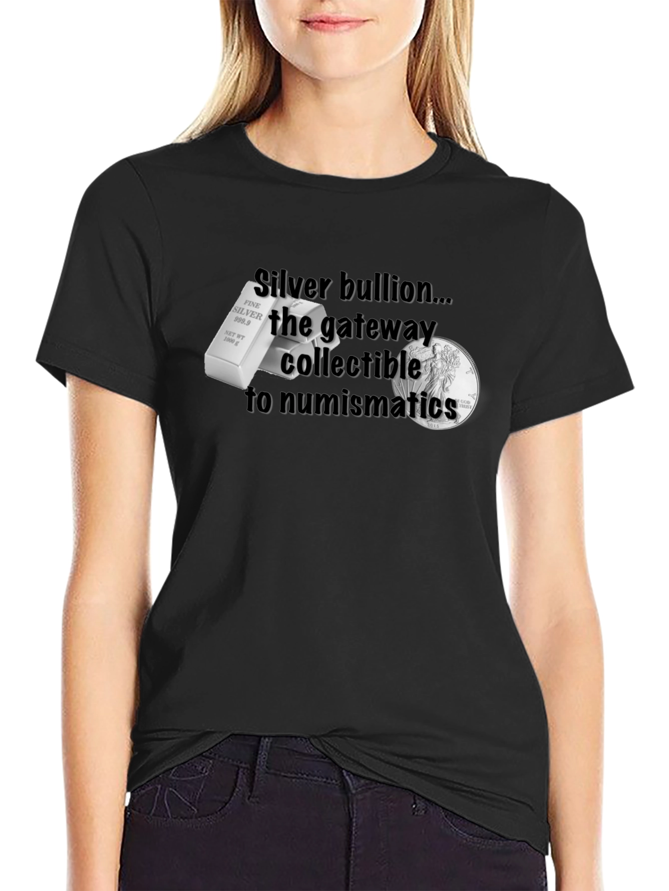 Silver Bullion Collectible Graphic Tee