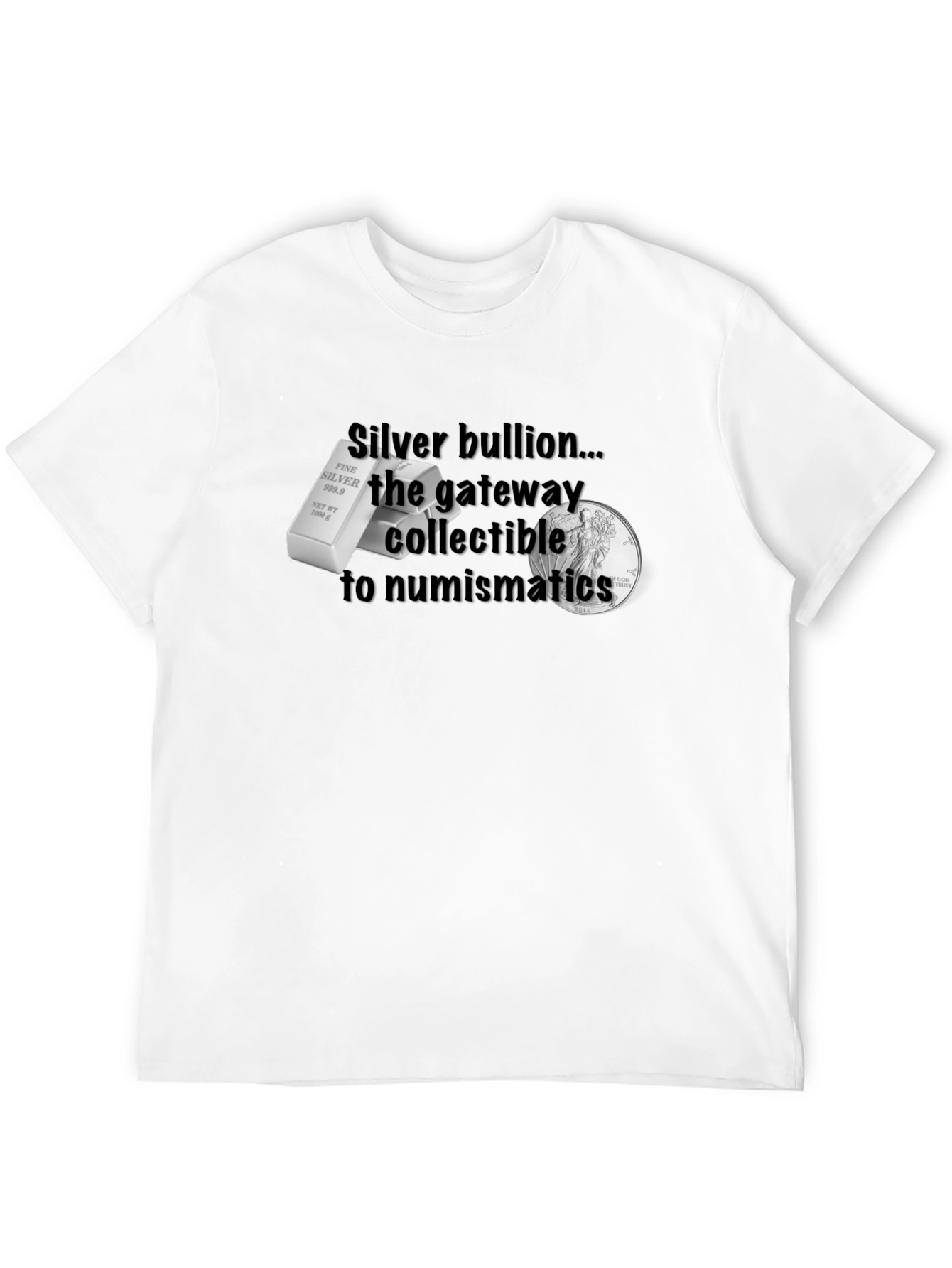 Silver Bullion Collectible Graphic Tee