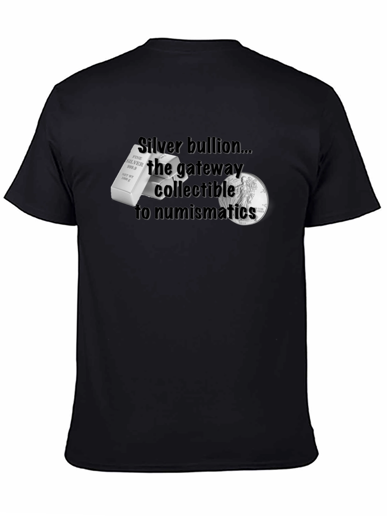 Silver Bullion Collectible Graphic Tee