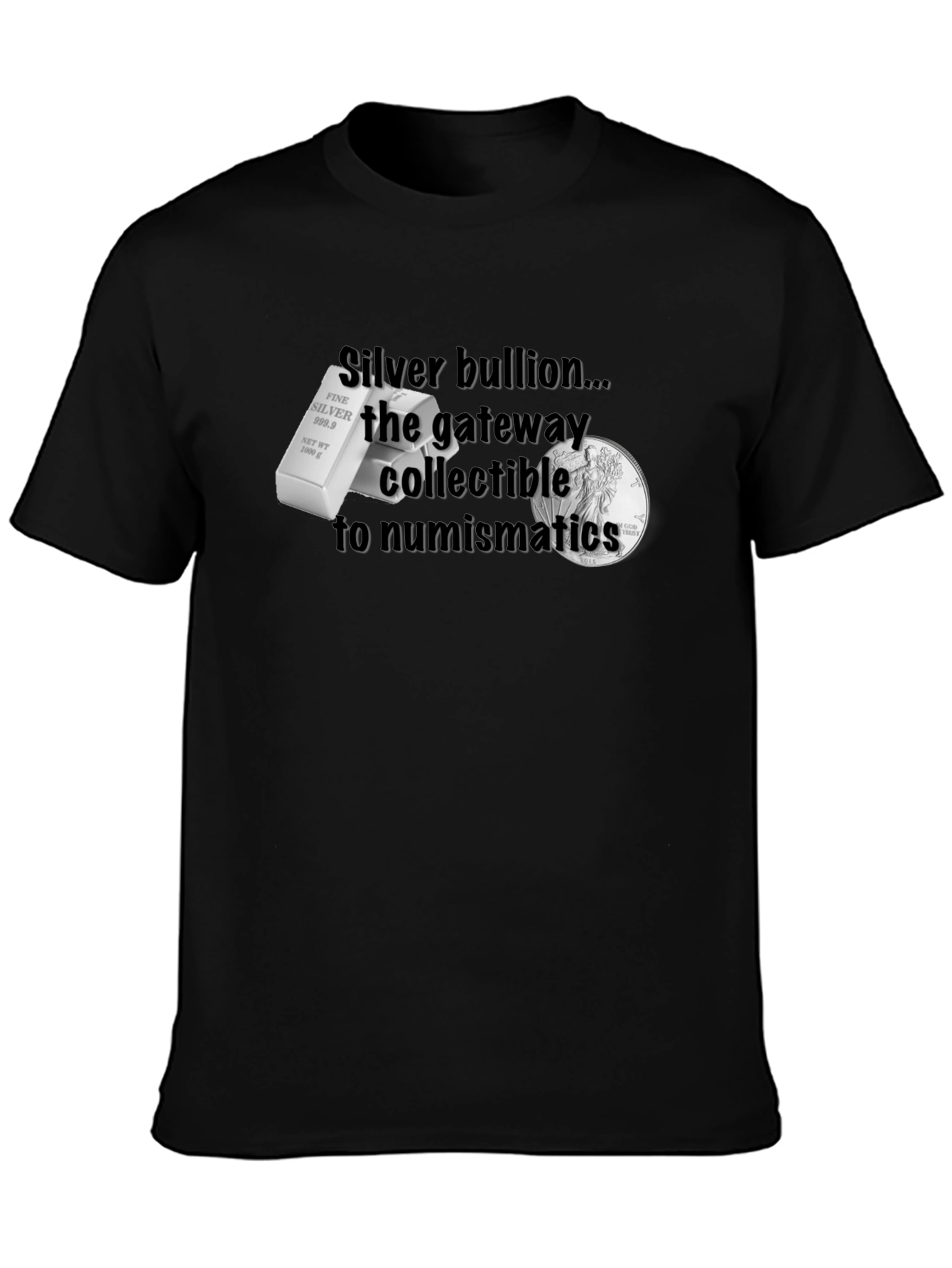 Silver Bullion Collectible Graphic Tee