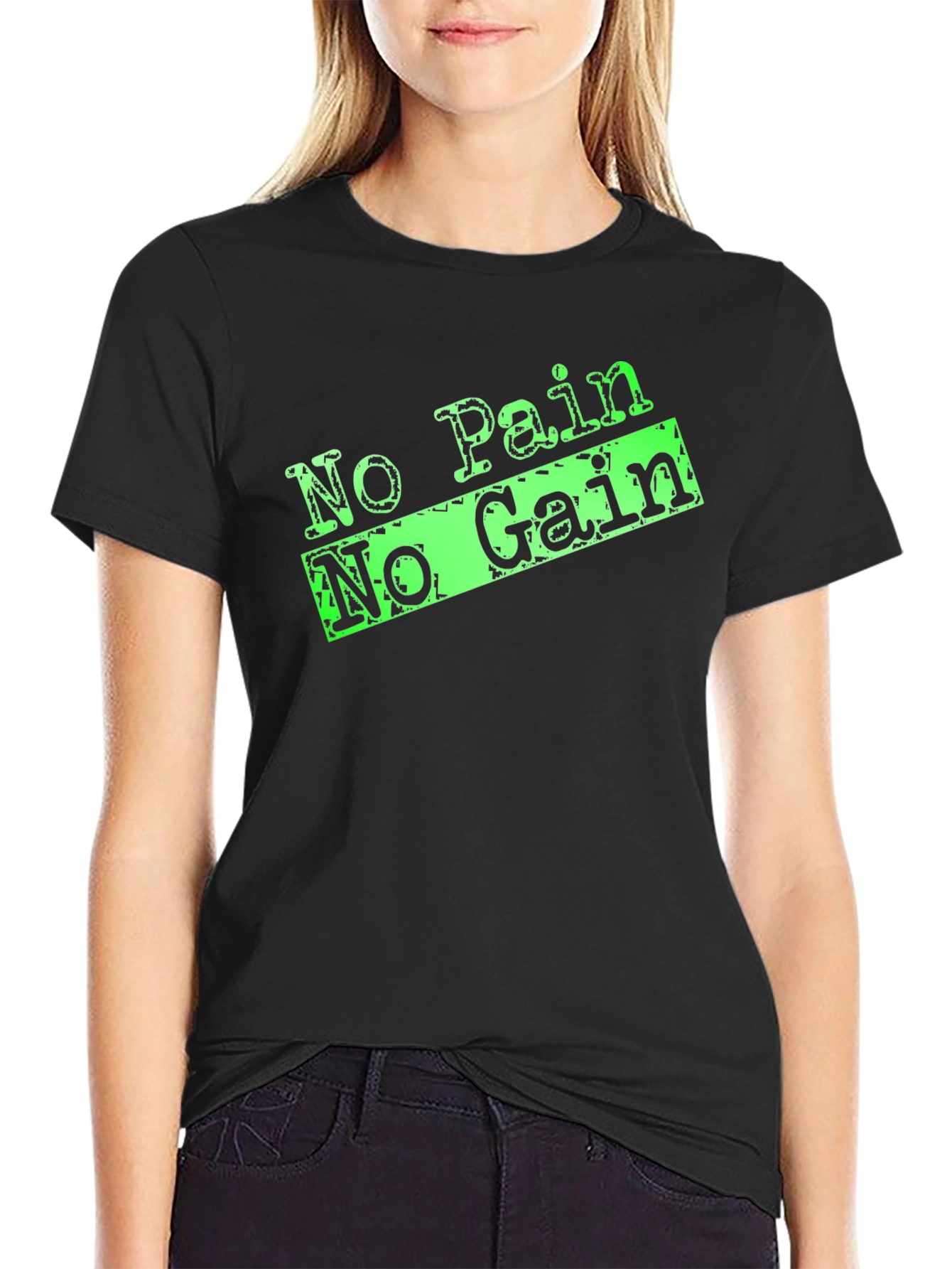 No Pain No Gain Black T-Shirt