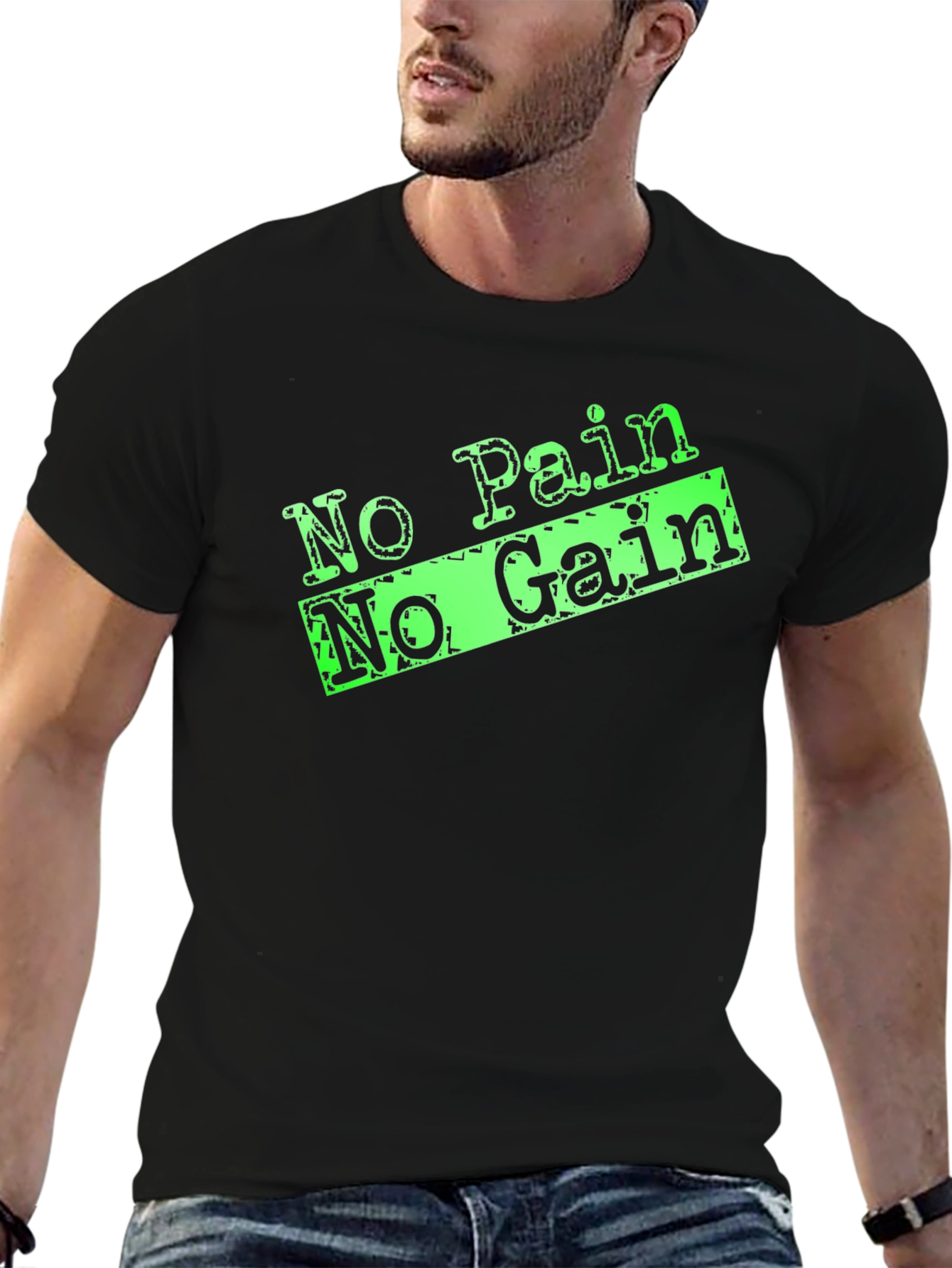 No Pain No Gain Black T-Shirt