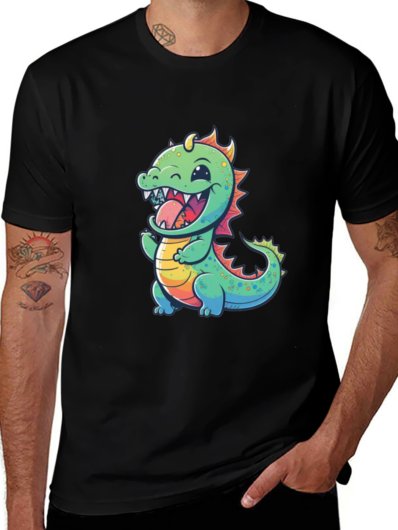 Cute Dragon Graphic T-Shirt