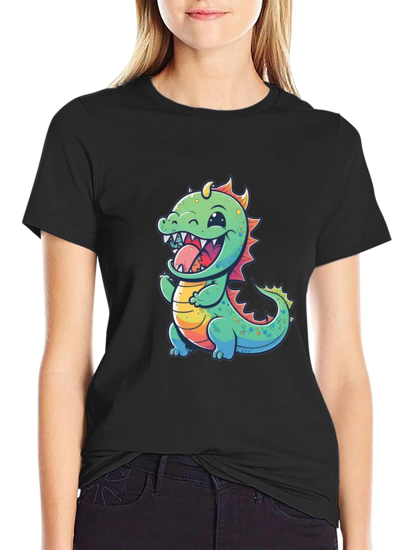 Cute Dragon Graphic T-Shirt