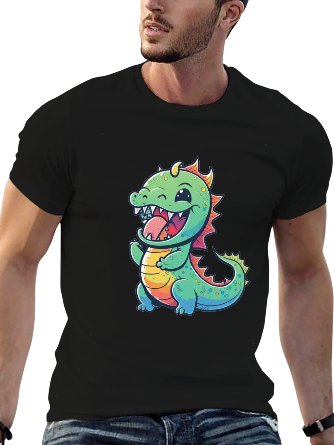 Cute Dragon Graphic T-Shirt