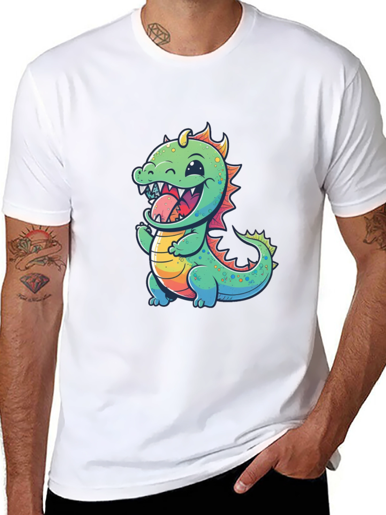 Cute Dragon Graphic T-Shirt