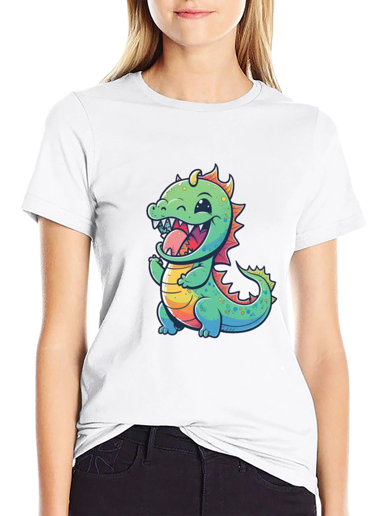 Cute Dragon Graphic T-Shirt