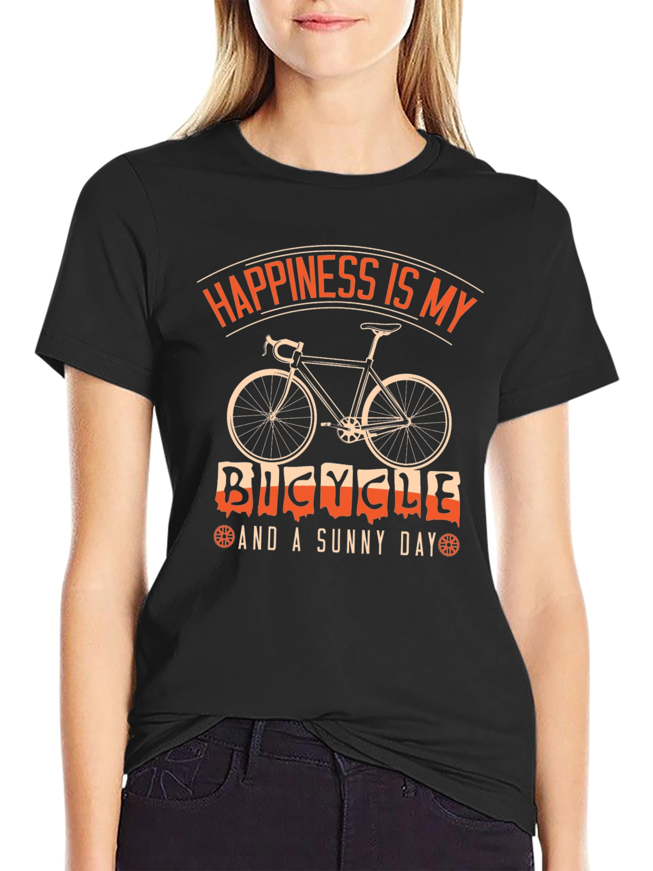 Happiness Bicycle T-Shirt - Sunny Day Ride