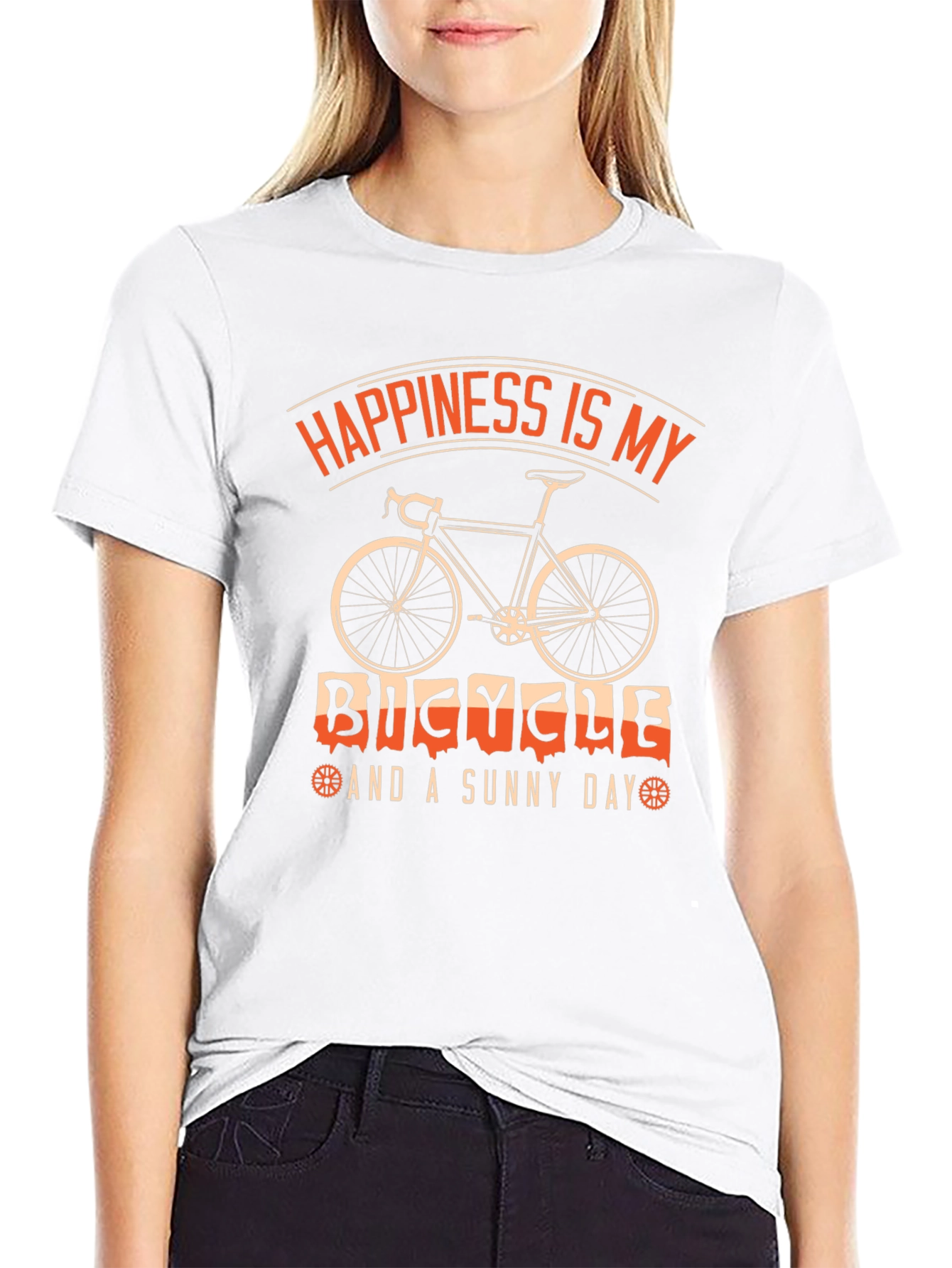 Happiness Bicycle T-Shirt - Sunny Day Ride