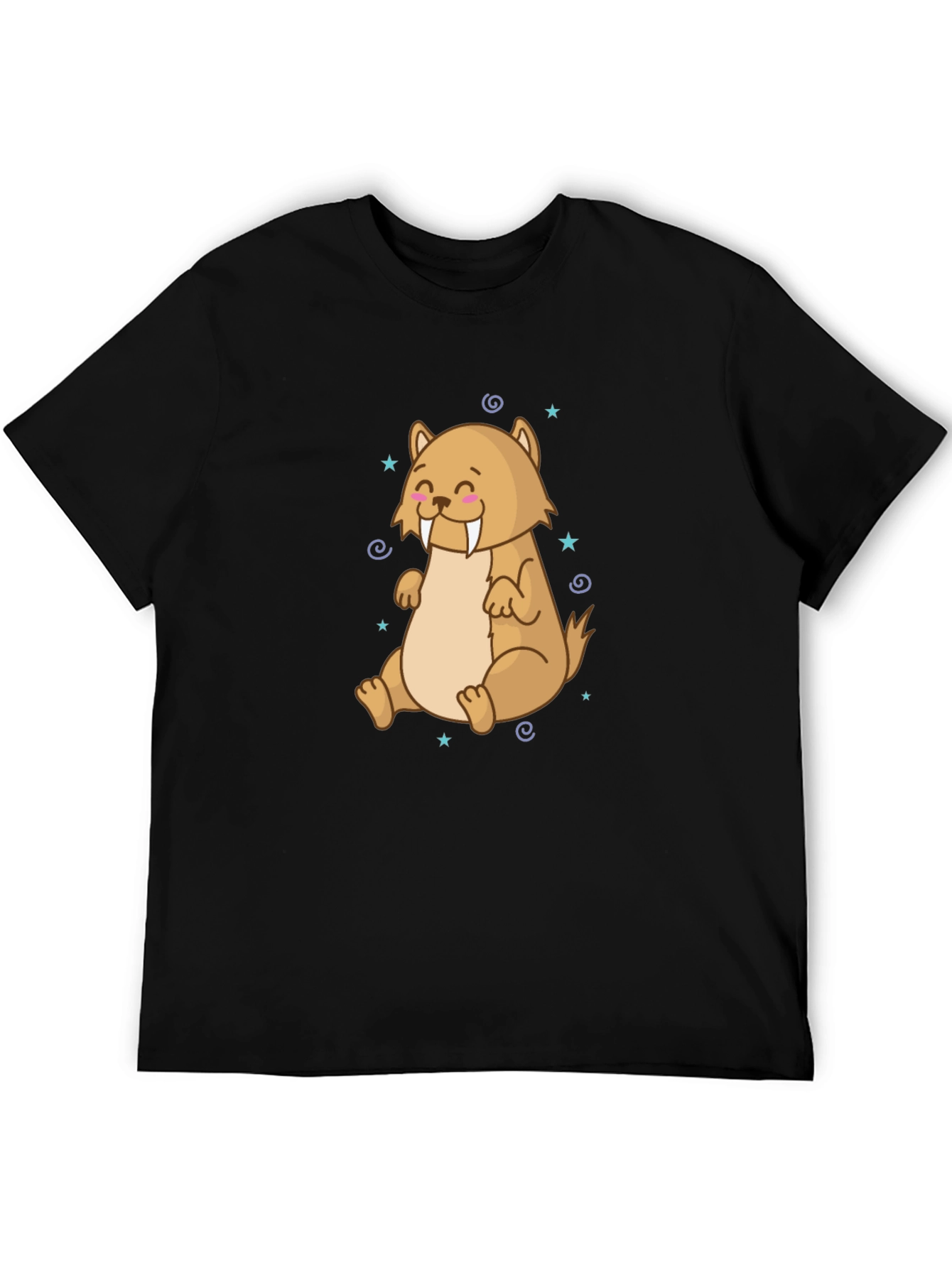 Cute Cartoon Walrus Graphic T-Shirt