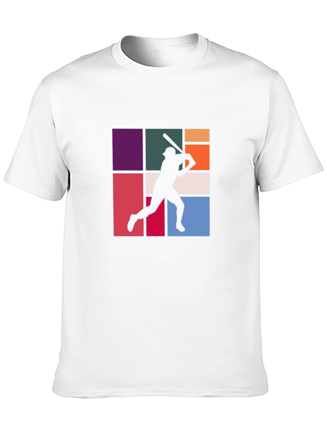 Retro Baseball Silhouette Graphic Tee