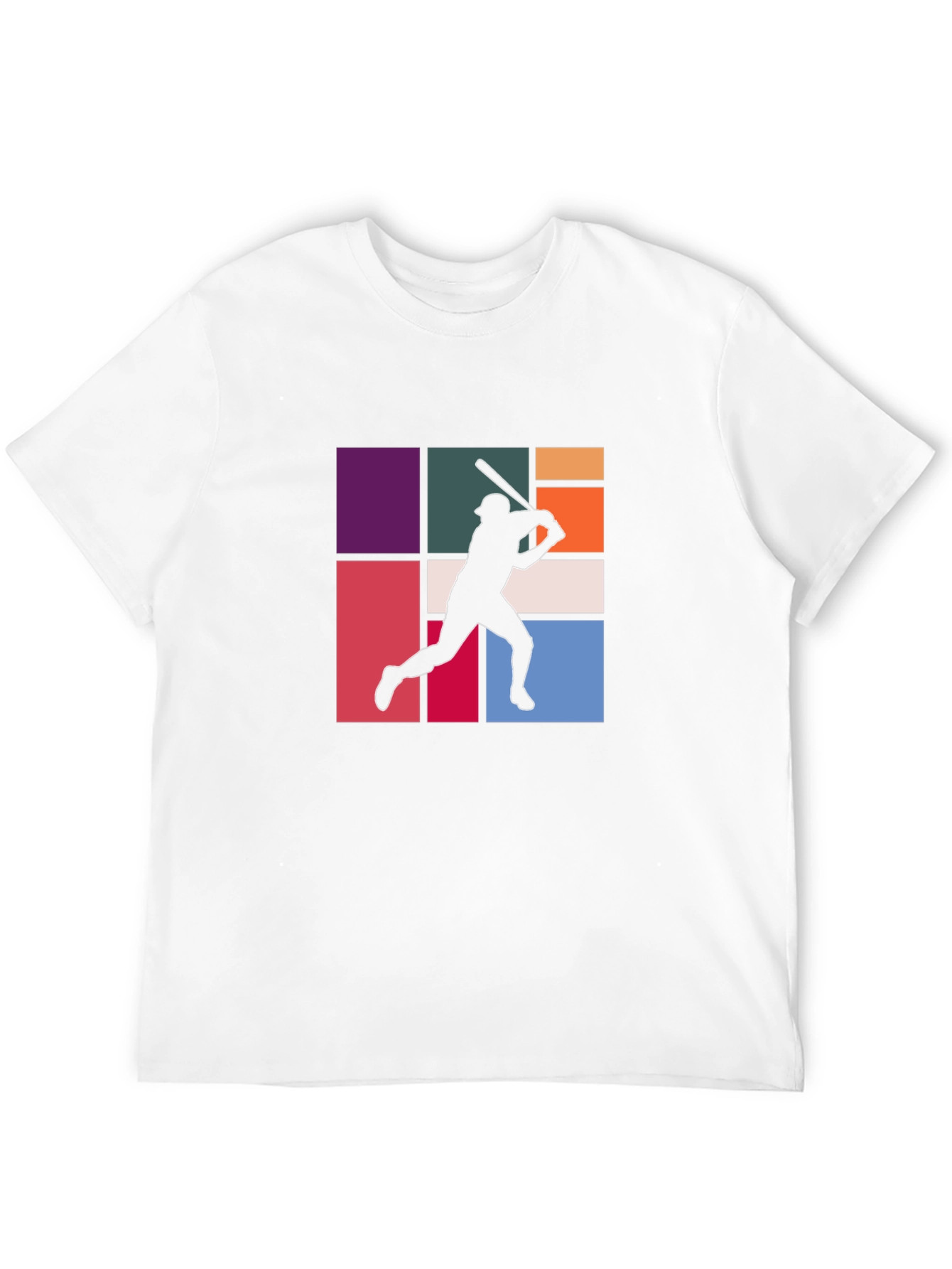 Retro Baseball Silhouette Graphic Tee