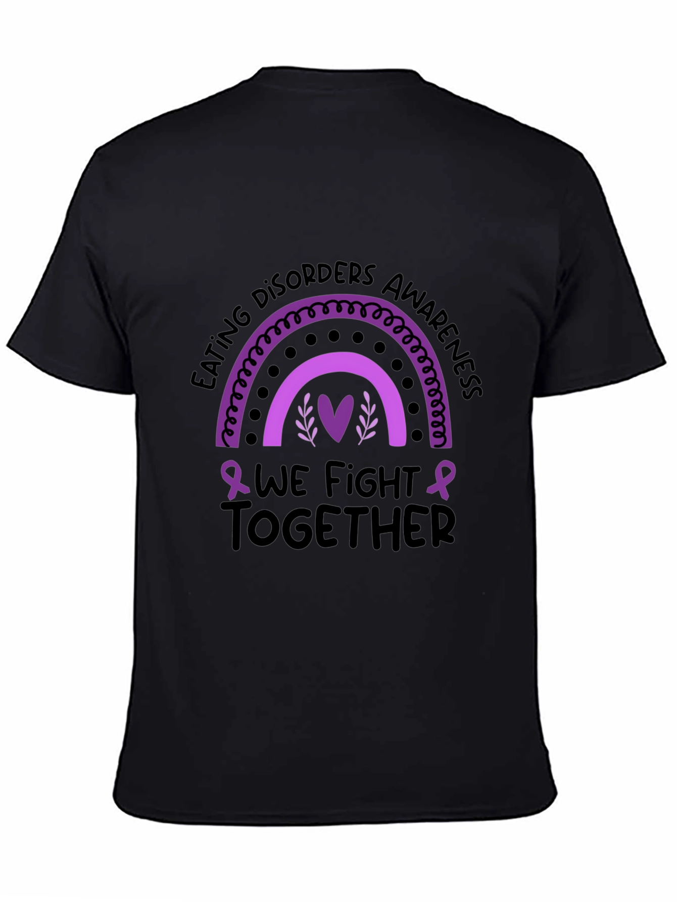 Eating Disorders Awareness T-Shirt - We Fight Together