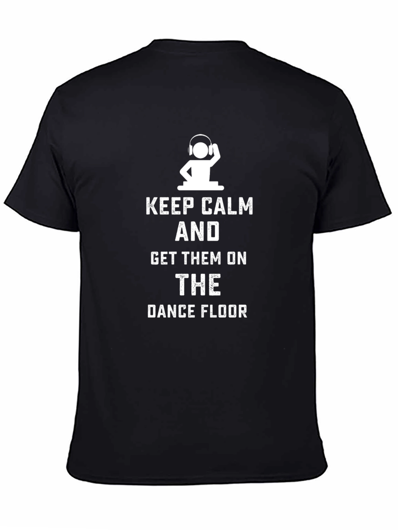 Keep Calm DJ Black Graphic Tee