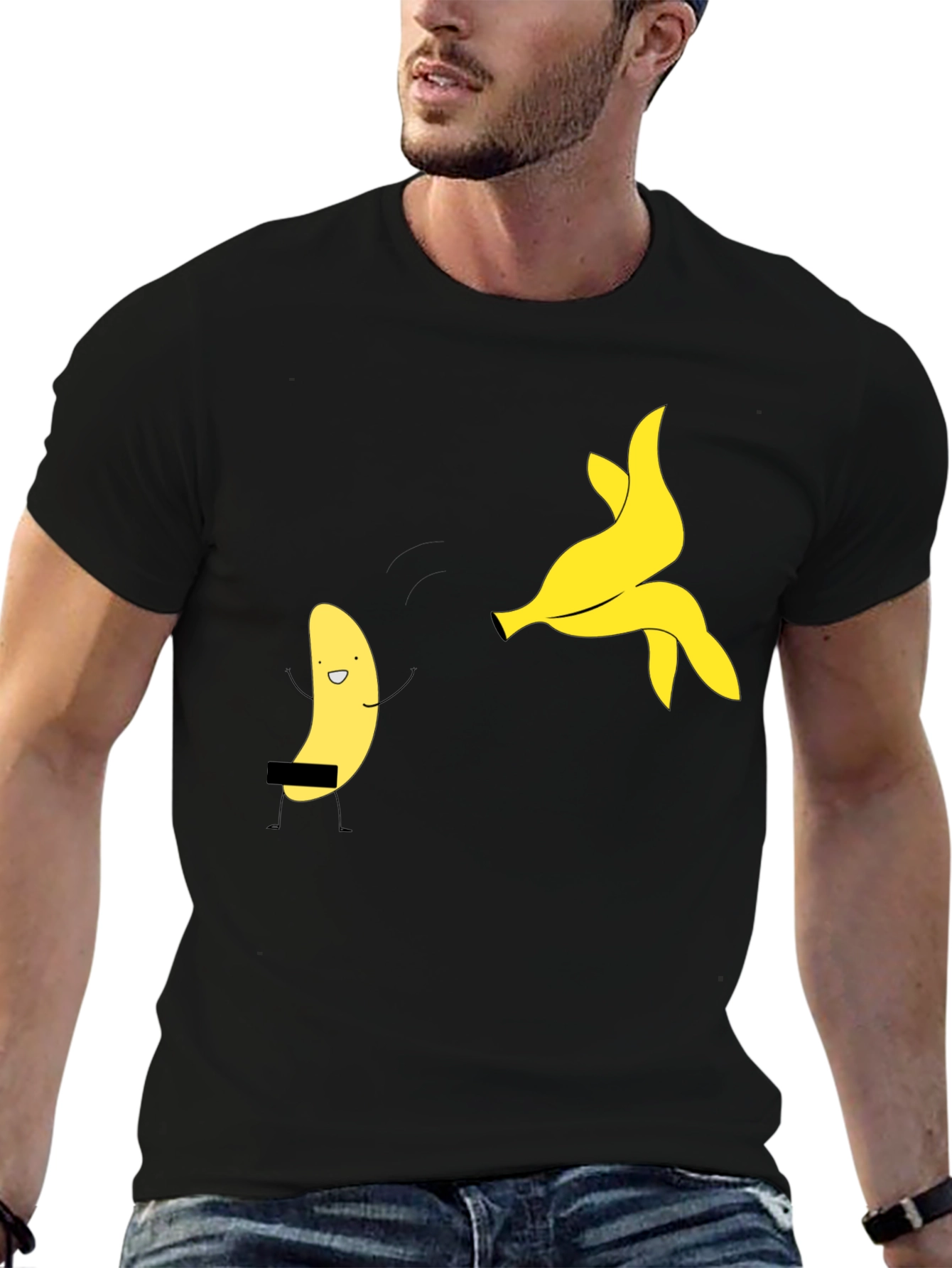 Funny Banana T-Shirt - Black