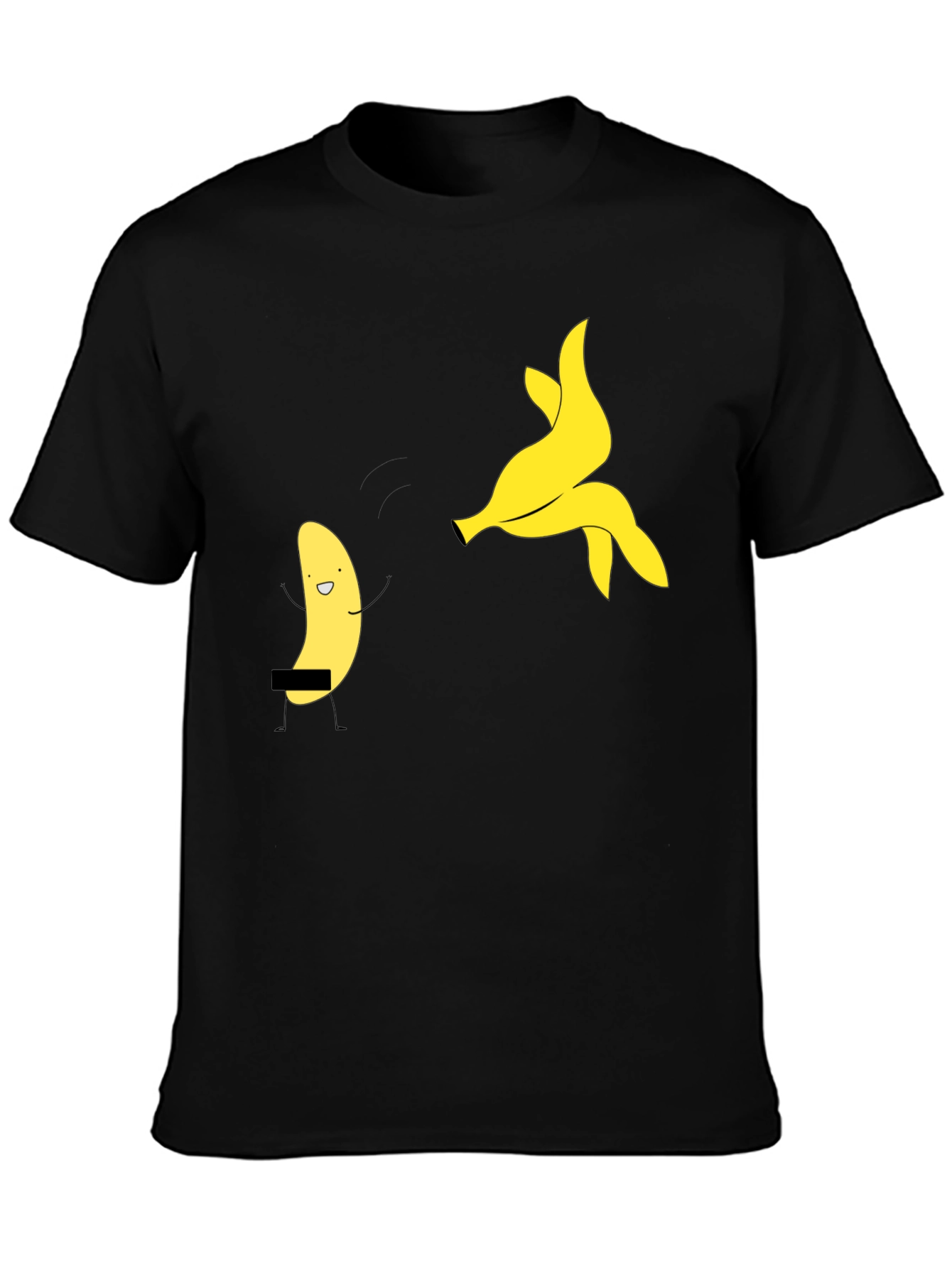 Funny Banana T-Shirt - Black
