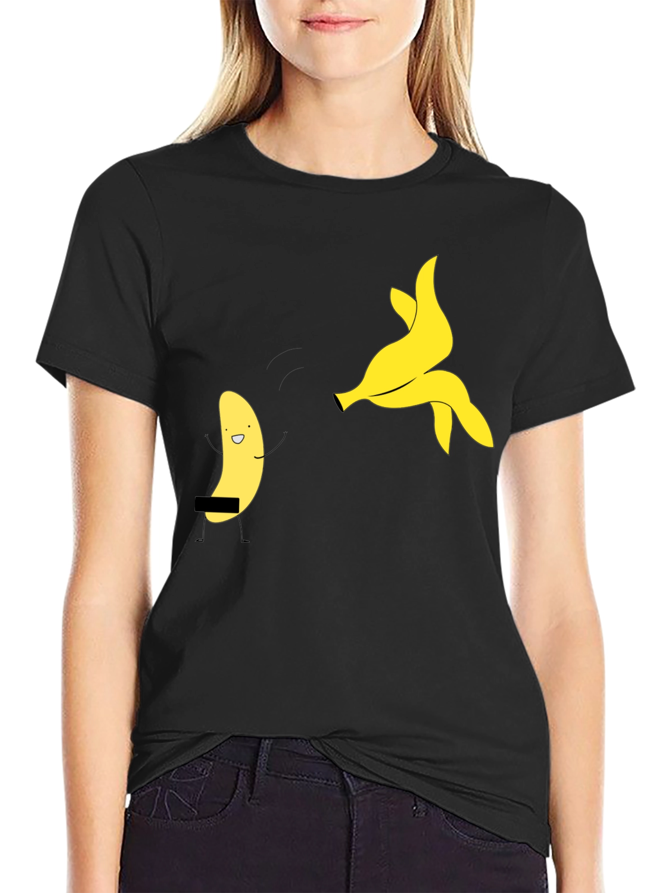Funny Banana T-Shirt - Black