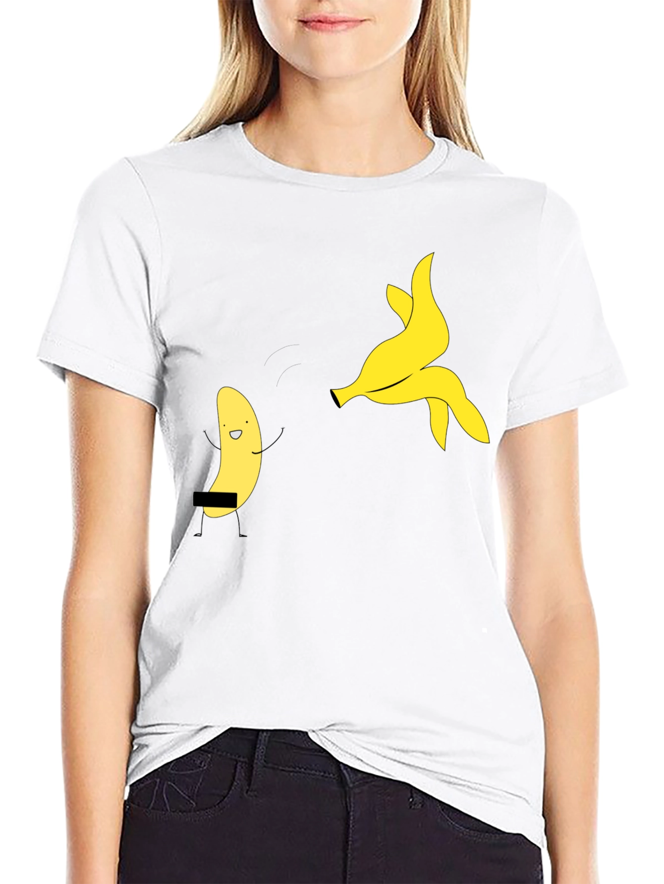 Funny Banana T-Shirt - Black